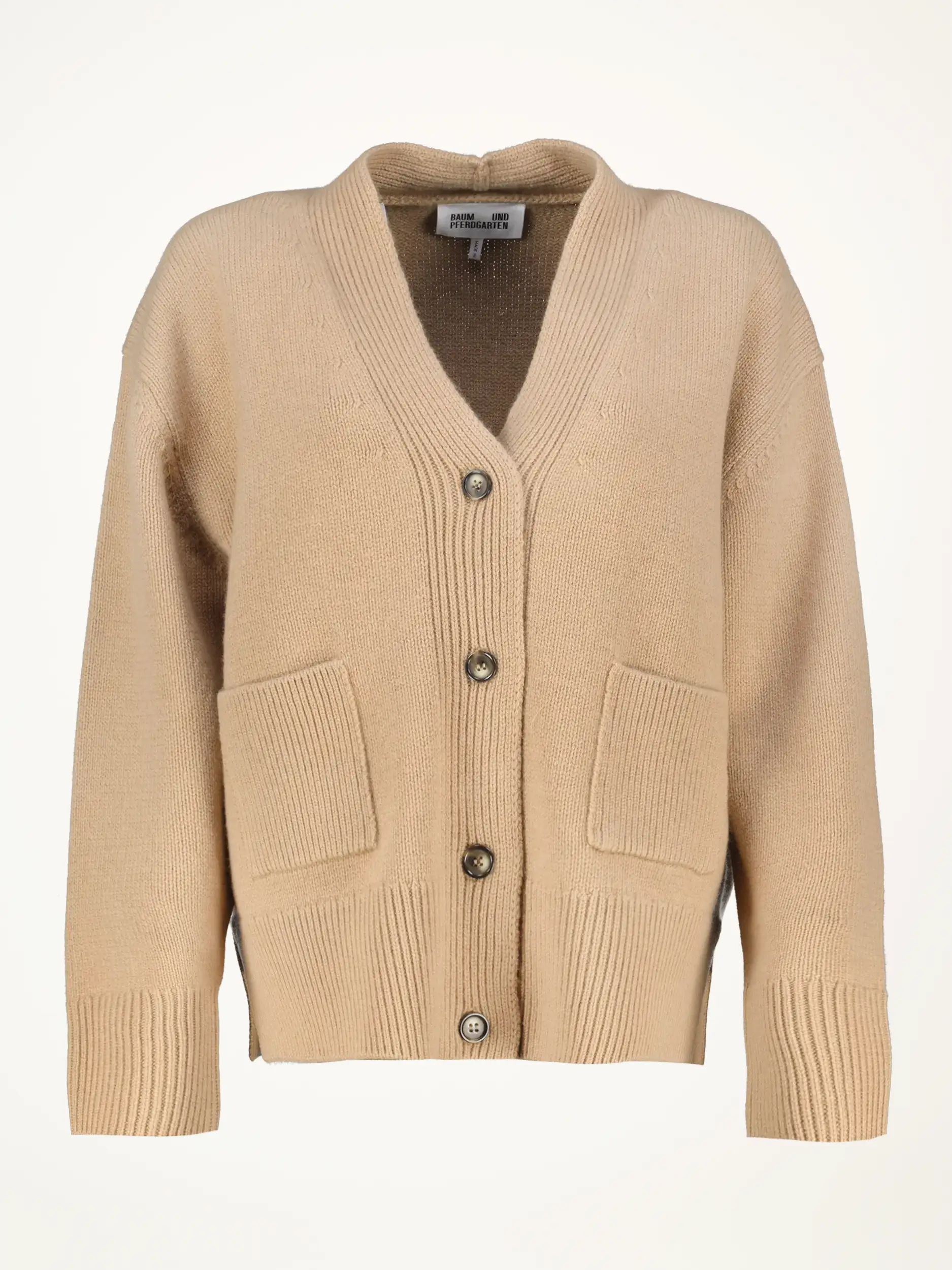 Strickjacke langarm - Artikelansicht - Farbe: Braun