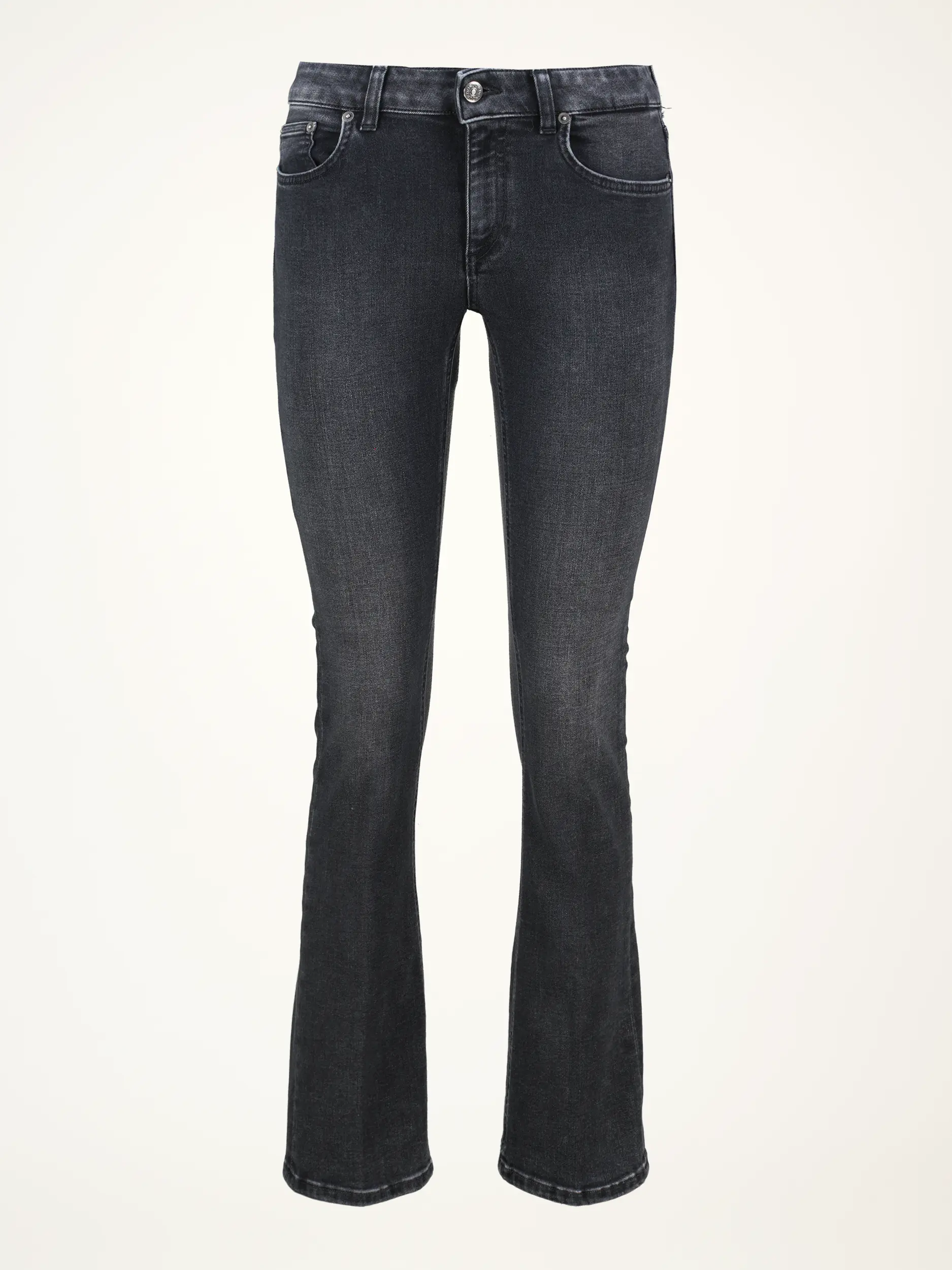 Low Rise Bootcut Jeans 'Batz' - Artikelansicht - Farbe: Grau