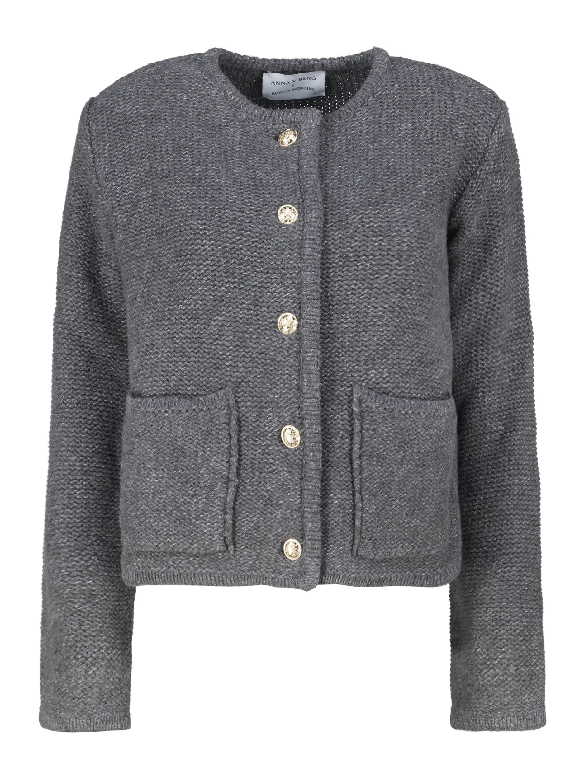 Strickjacke 'Patricia' - Artikel Vorderseite - Farbe: Grau