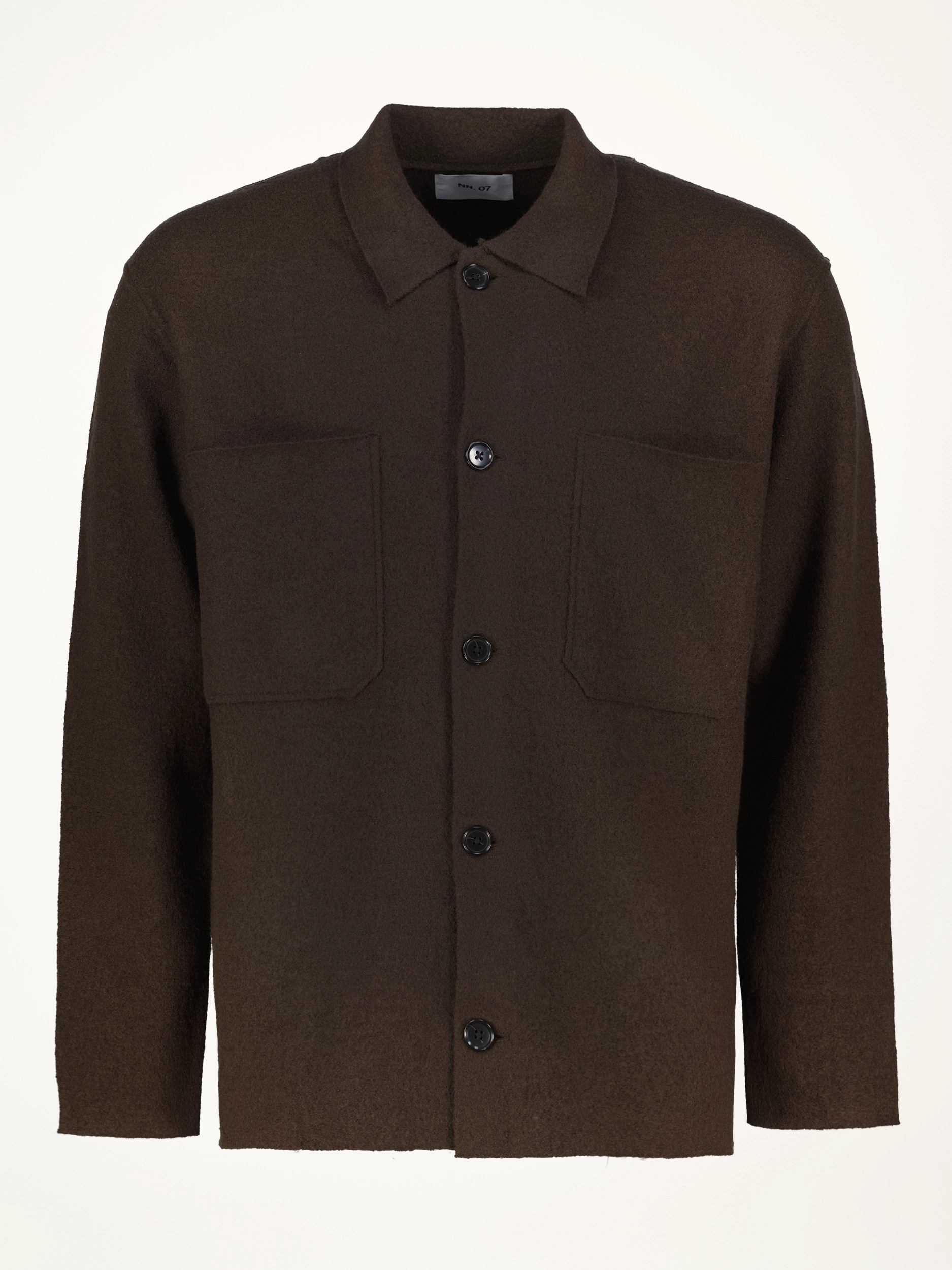 Overshirt 'Jonas' aus Wolle - Artikelansicht - Farbe: Braun