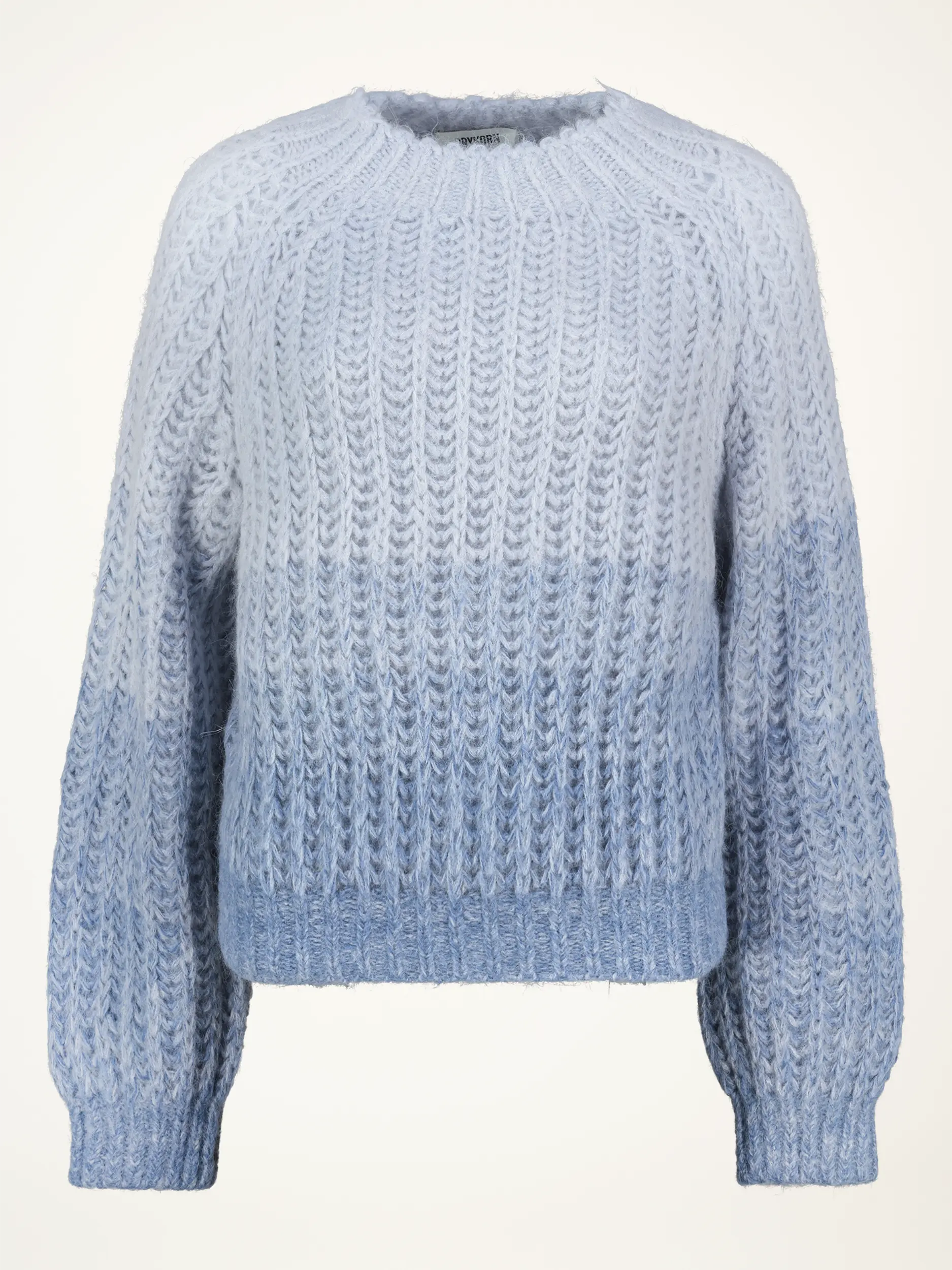 Pullover 'Larelya' aus Alpaka langarm - Artikelansicht - Farbe: Blau