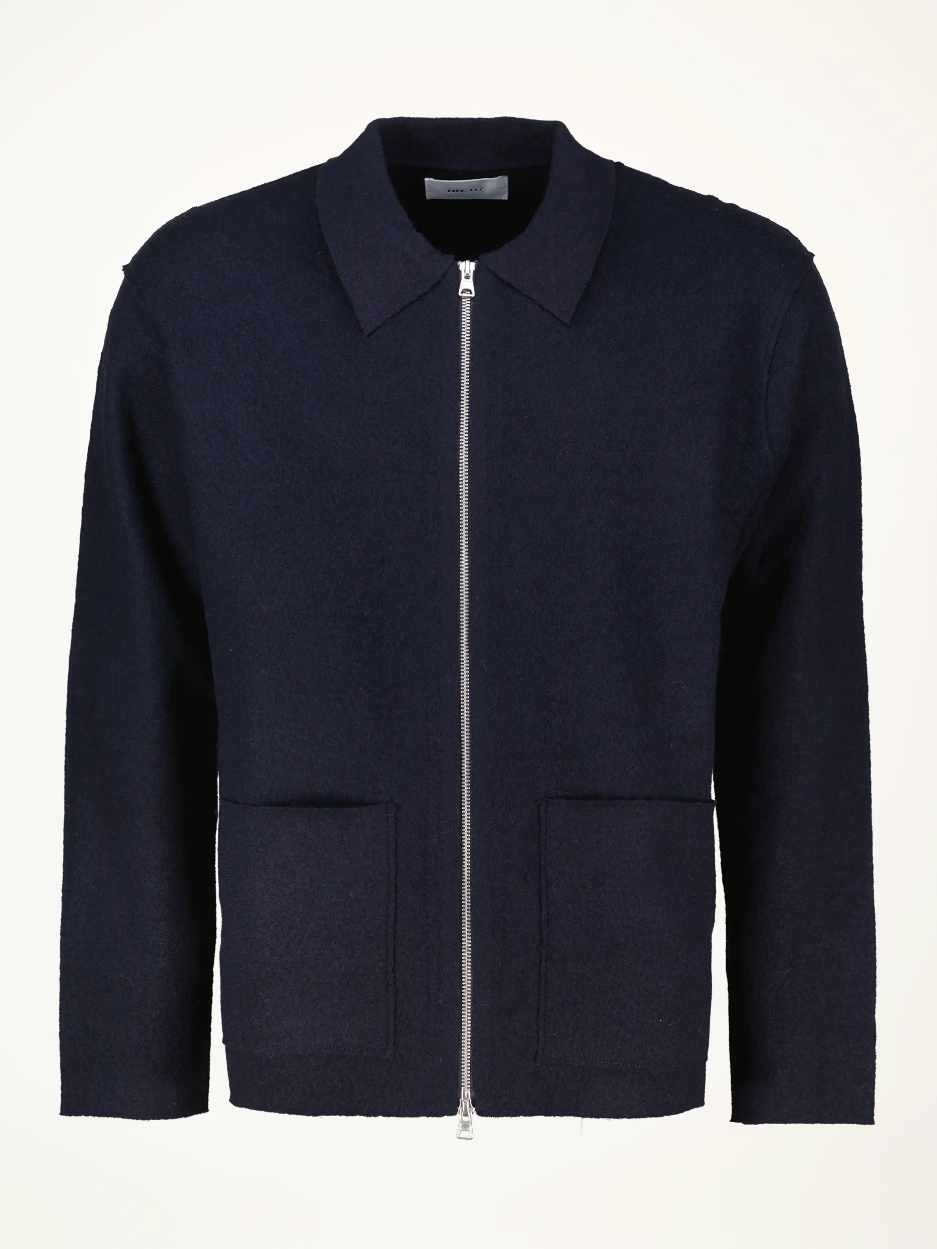 Overshirt 'Jonas' aus Wolle - Artikelansicht - Farbe: Blau