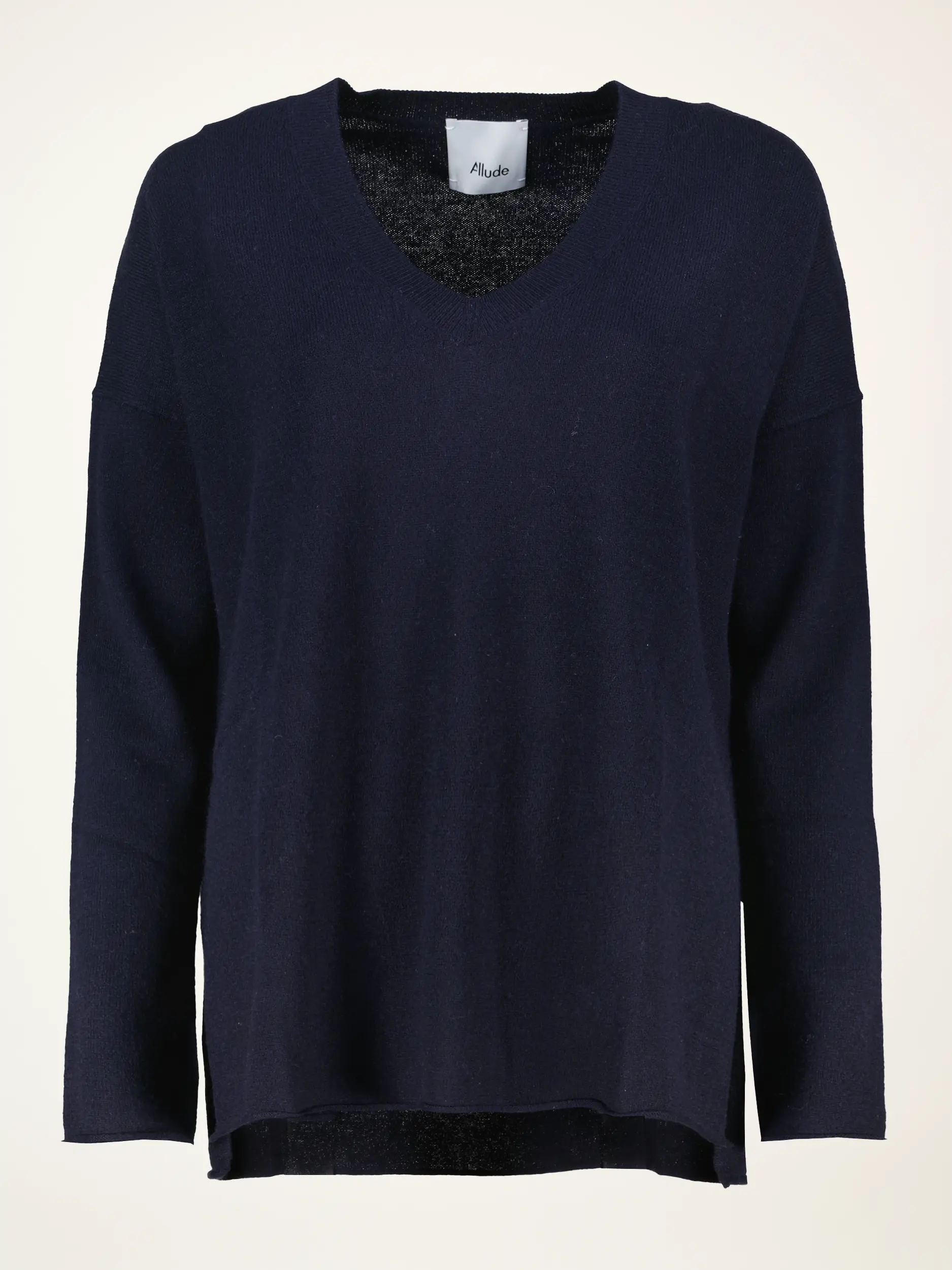 Pullover aus Kaschmir langarm - Artikelansicht - Farbe: Blau