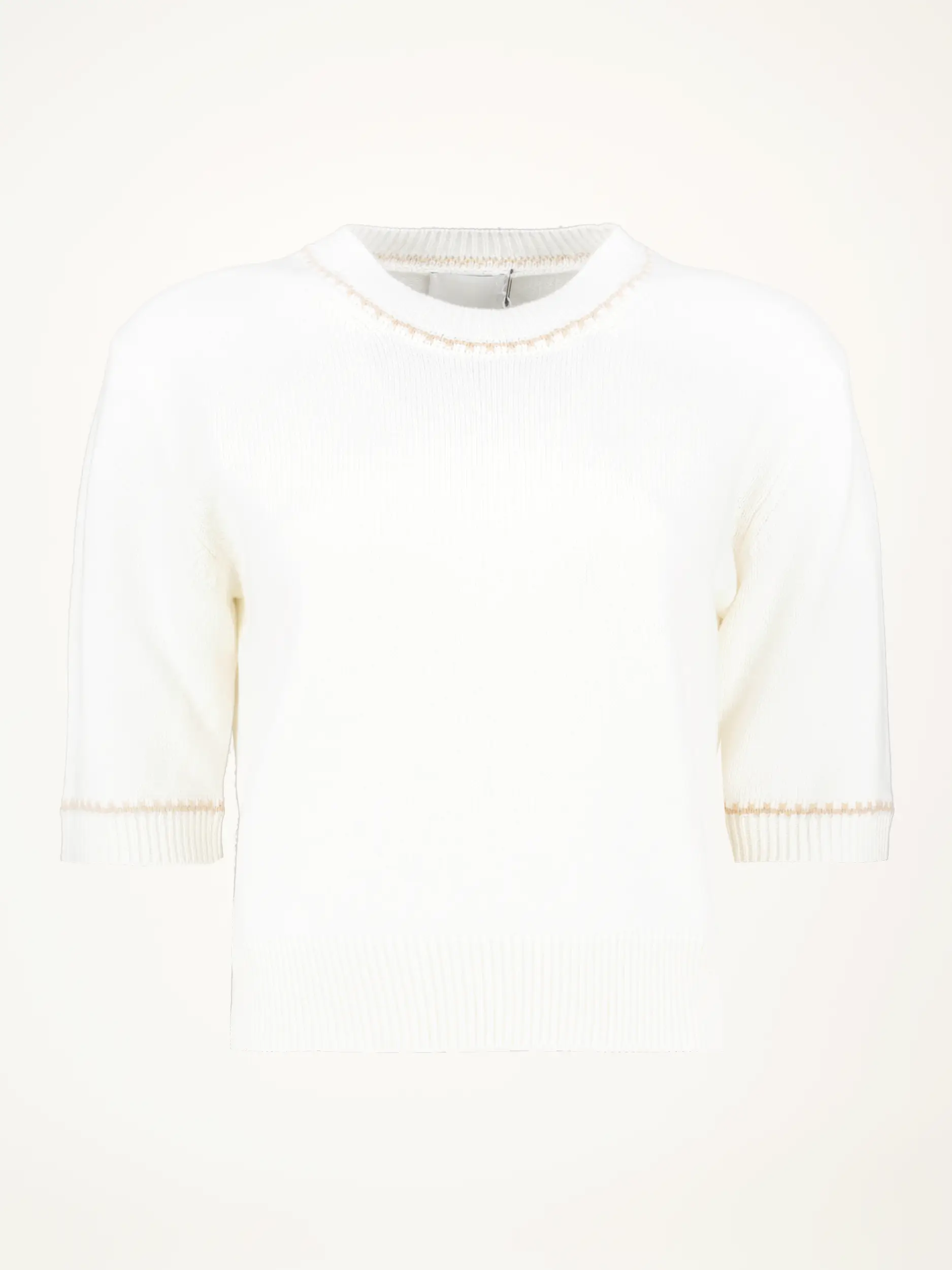 Pullover aus Wolle 3/4-Arm - Artikelansicht - Farbe: Creme