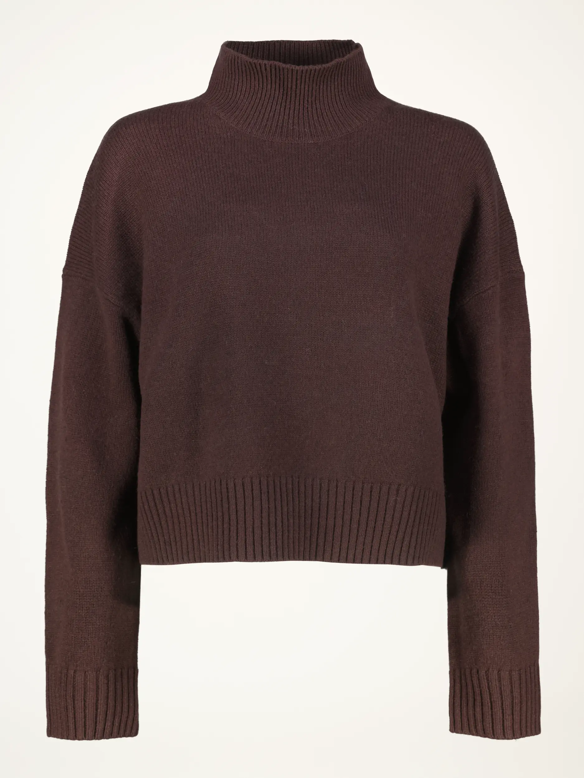 Pullover aus Kaschmir langarm - Artikelansicht - Farbe: Braun