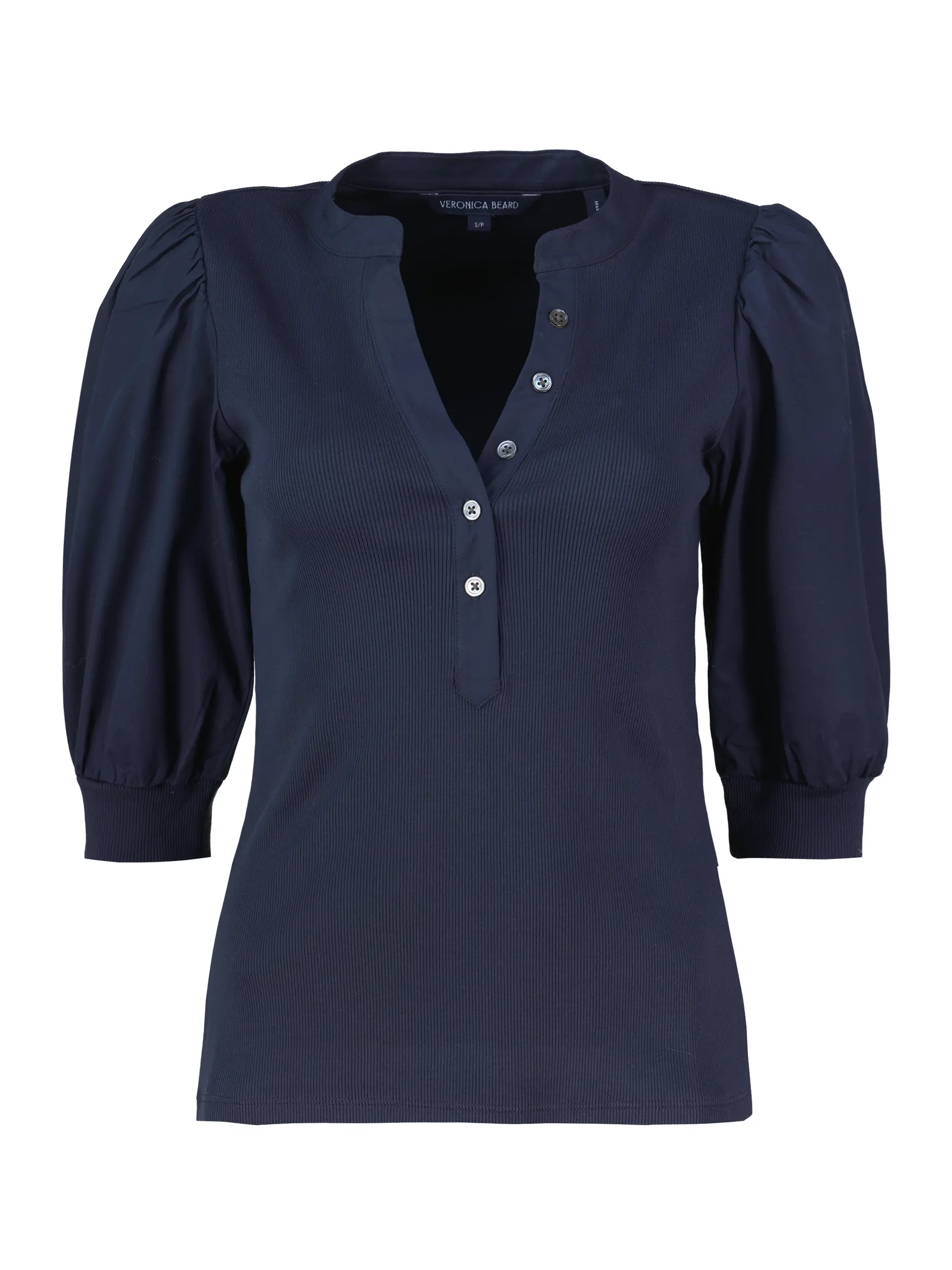 Shirt 'Coralee' kurzarm - Artikel Vorderseite - Farbe: Blau