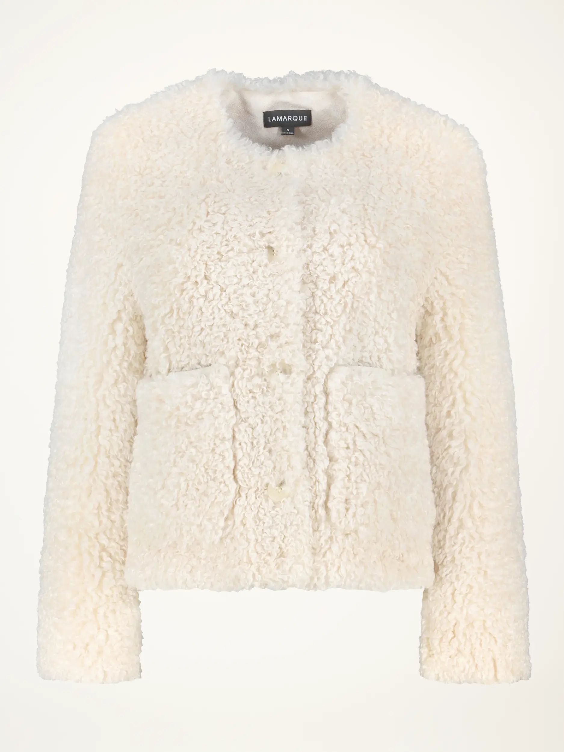 Teddyjacke 'Emilia' - Artikelansicht - Farbe: Beige