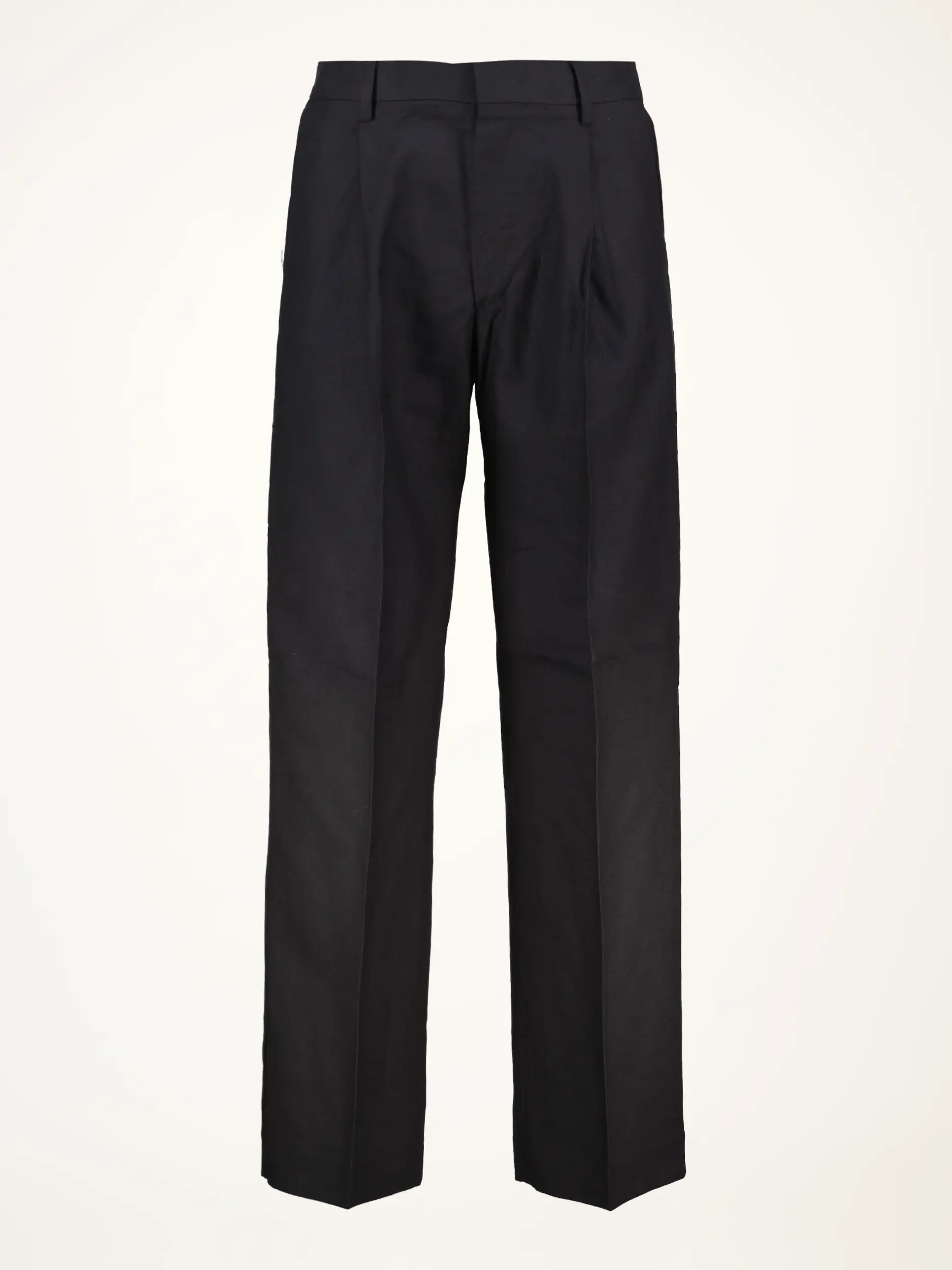 Bundfaltenhose 'Kay' aus Leinen-Mix - Artikelansicht - Farbe: Schwarz