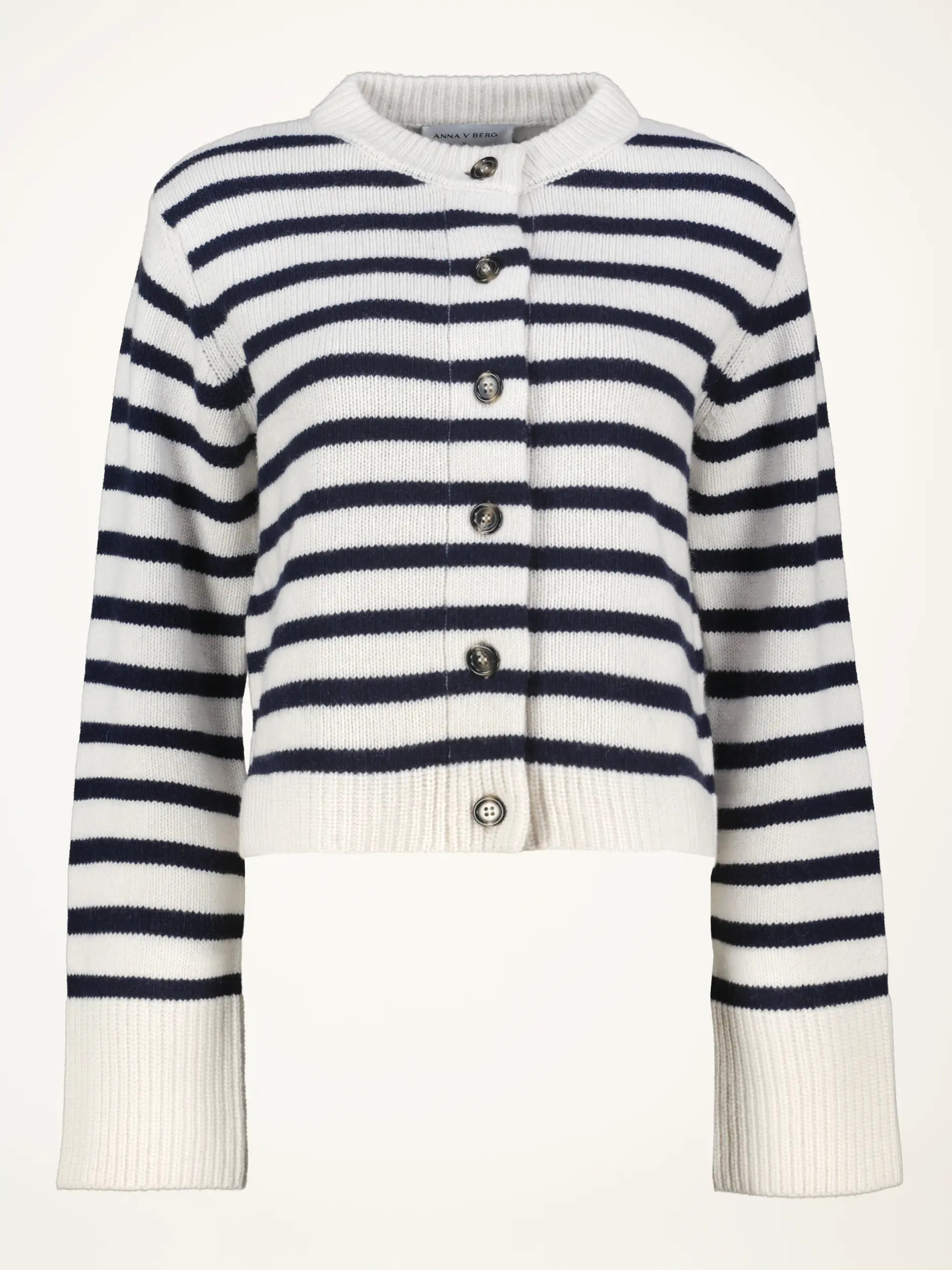 Strickjacke 'Lilly' aus Woll-Kaschmir-Mix langarm - Artikelansicht - Farbe: Creme