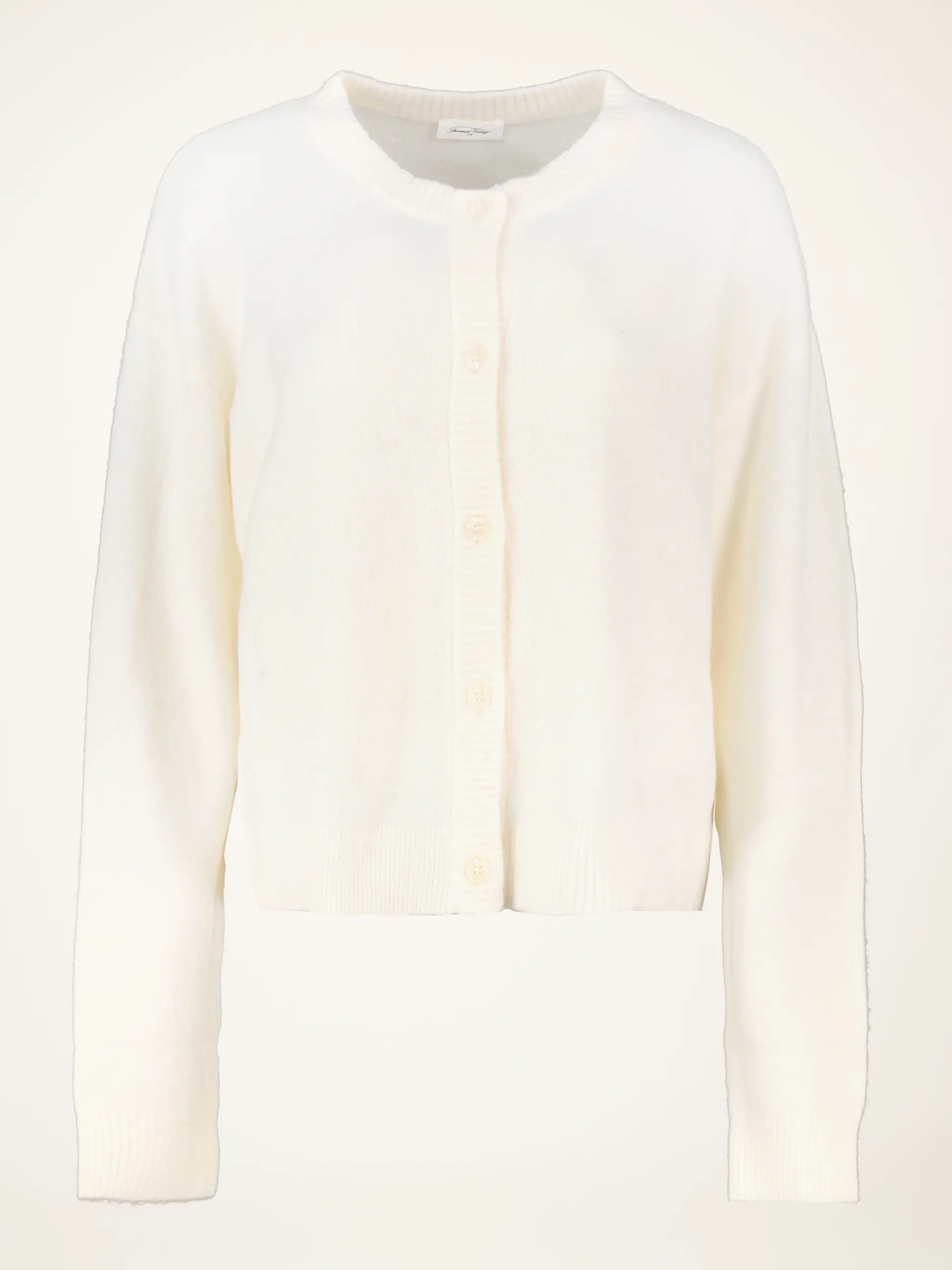 Strickjacke langarm - Artikelansicht - Farbe: Creme Strickjacke langarm - Artikelansicht - Farbe: Creme
