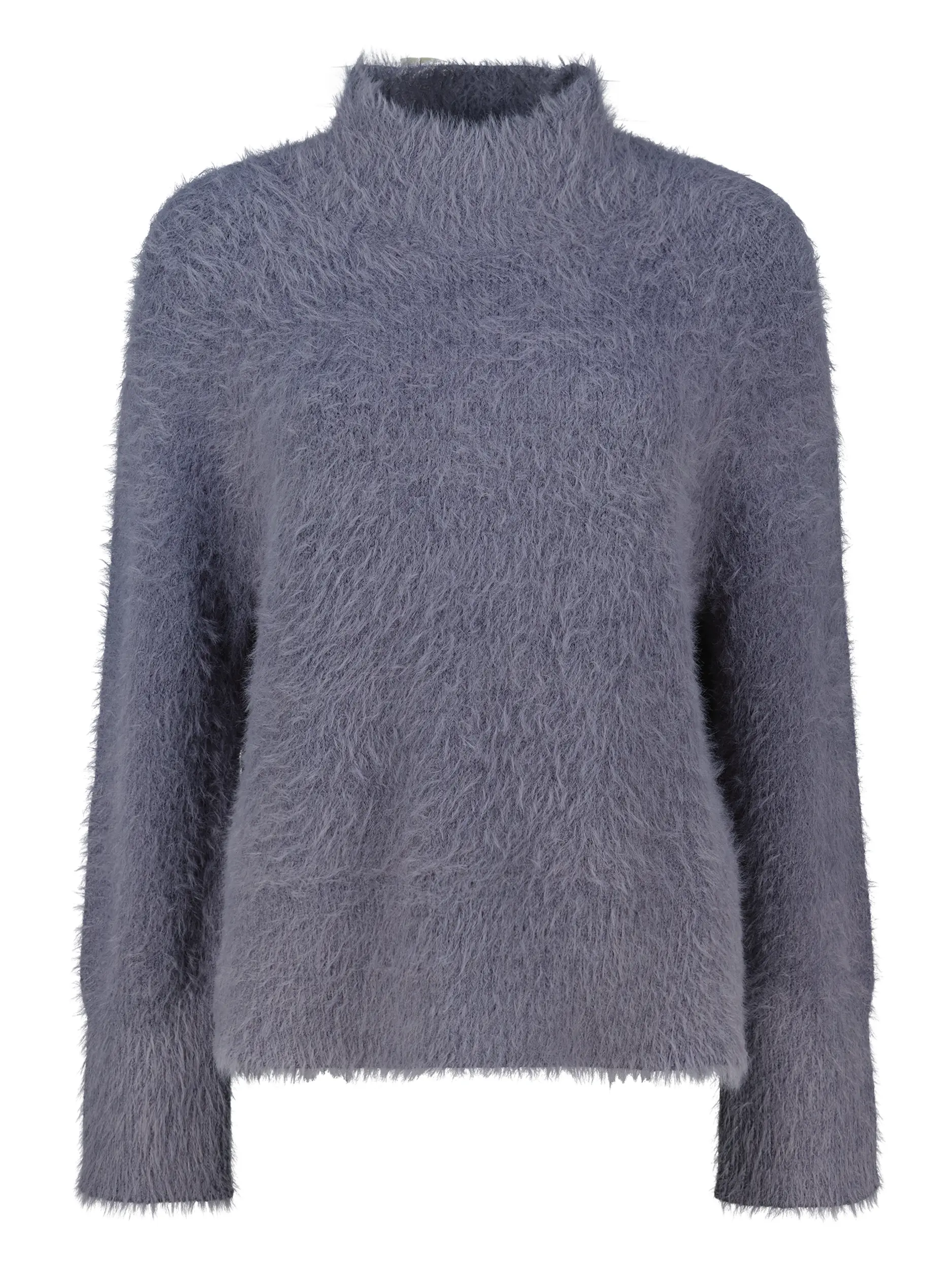 Pullover aus Wolle langarm - Artikel Vorderseite - Farbe: Grau
