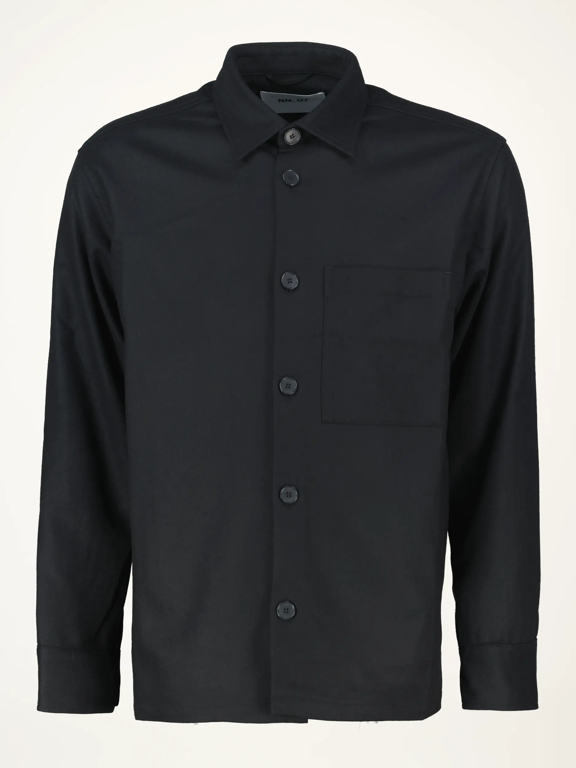 Overshirt 'Freddy' aus Woll-Mix - Artikelansicht - Farbe: Schwarz