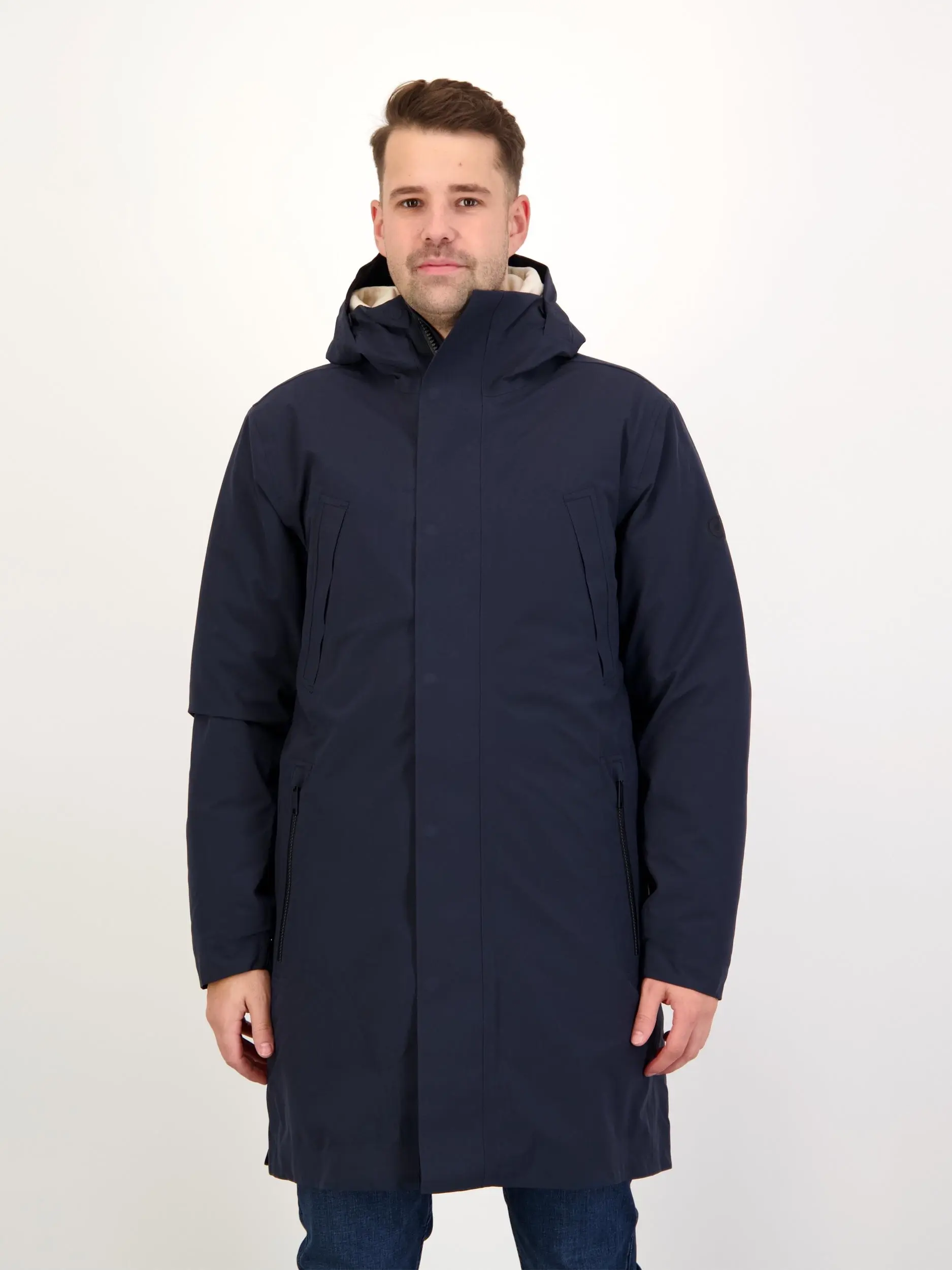 Wasserdichter Parka 'Koov' - Artikelansicht - Farbe: Blau