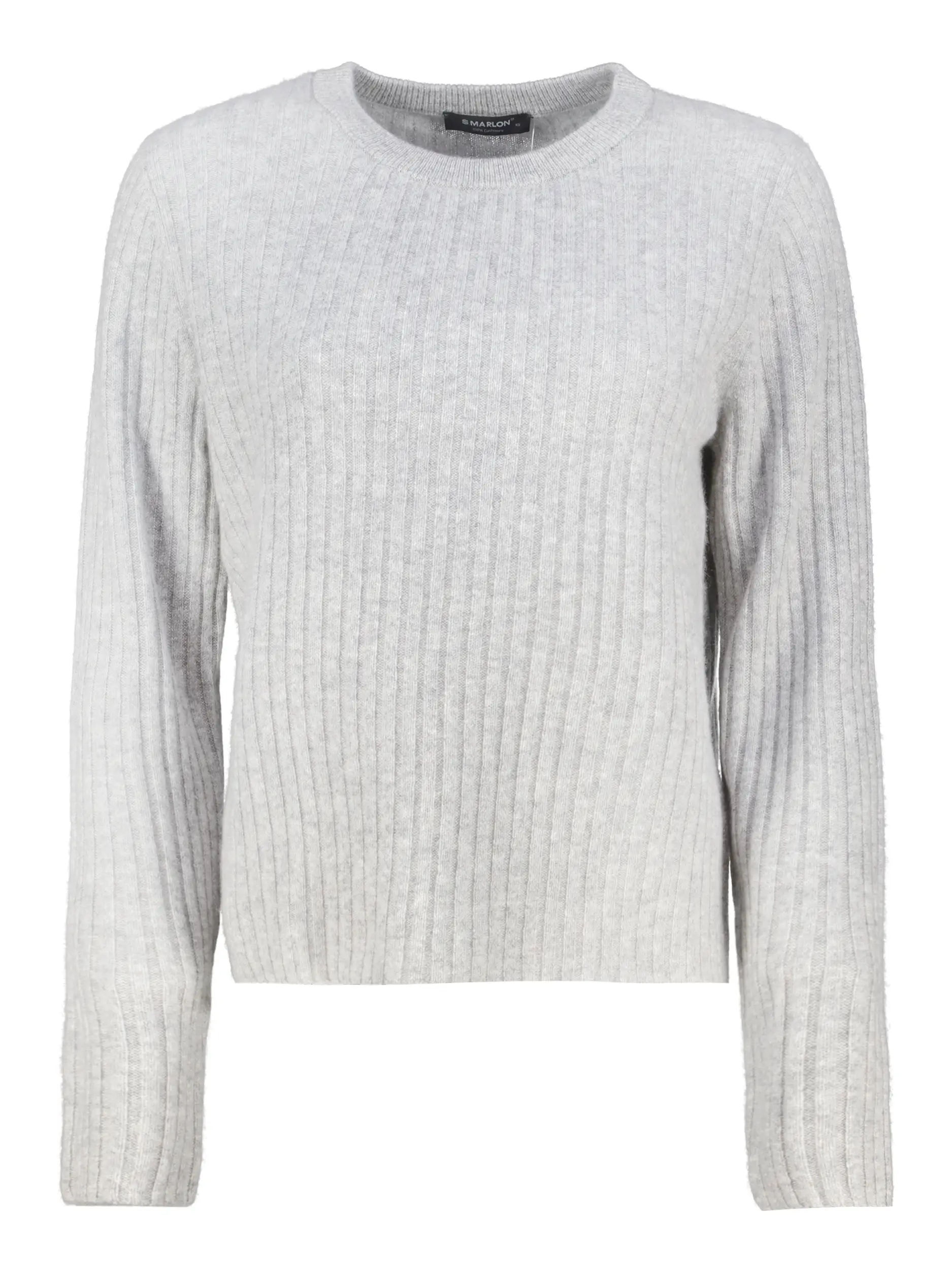 Gerippter Pullover  - Artikel Vorderseite - Farbe: Grau