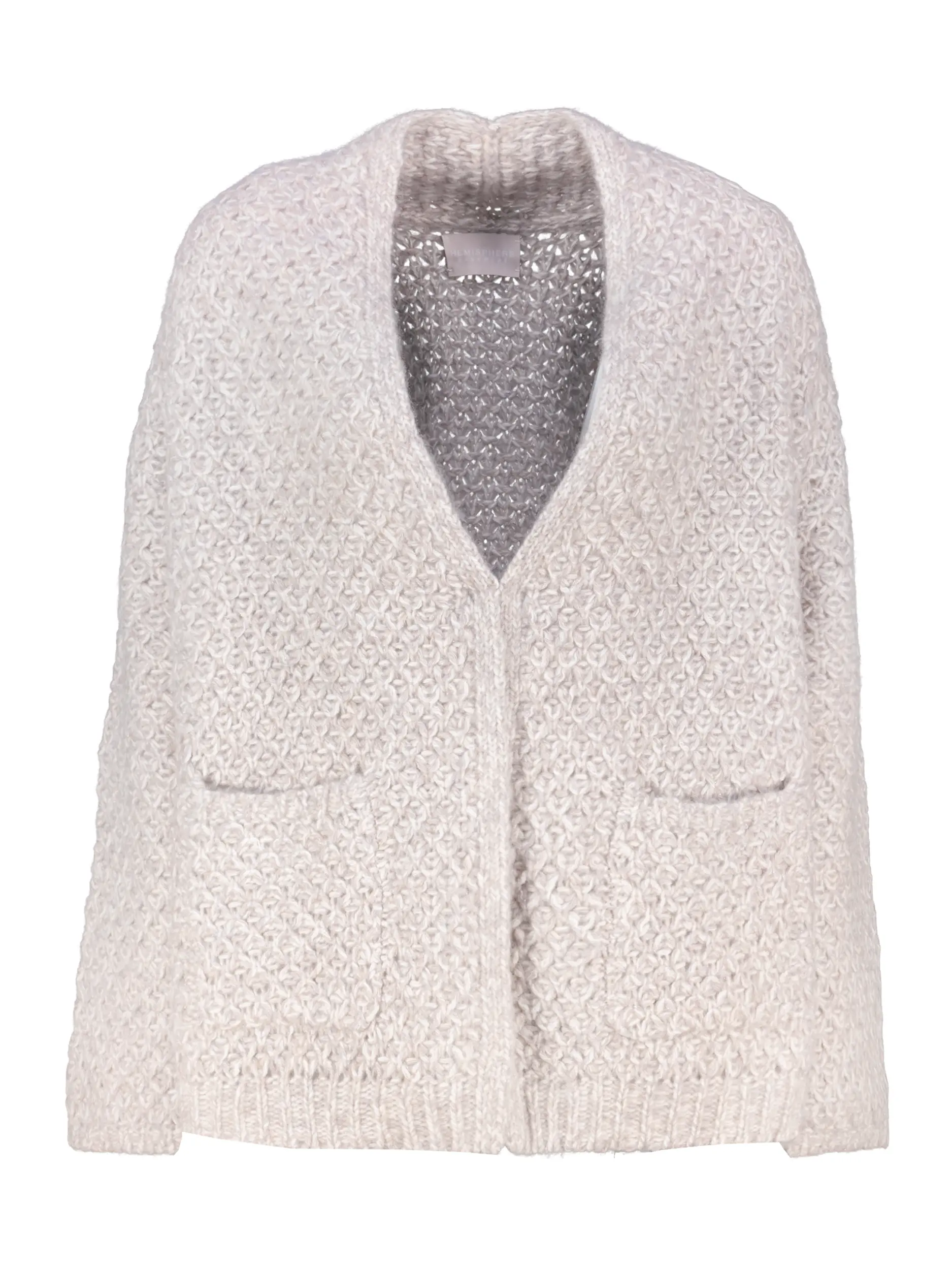 Strickjacke aus Kaschmir - Artikel Vorderseite - Farbe: Braun