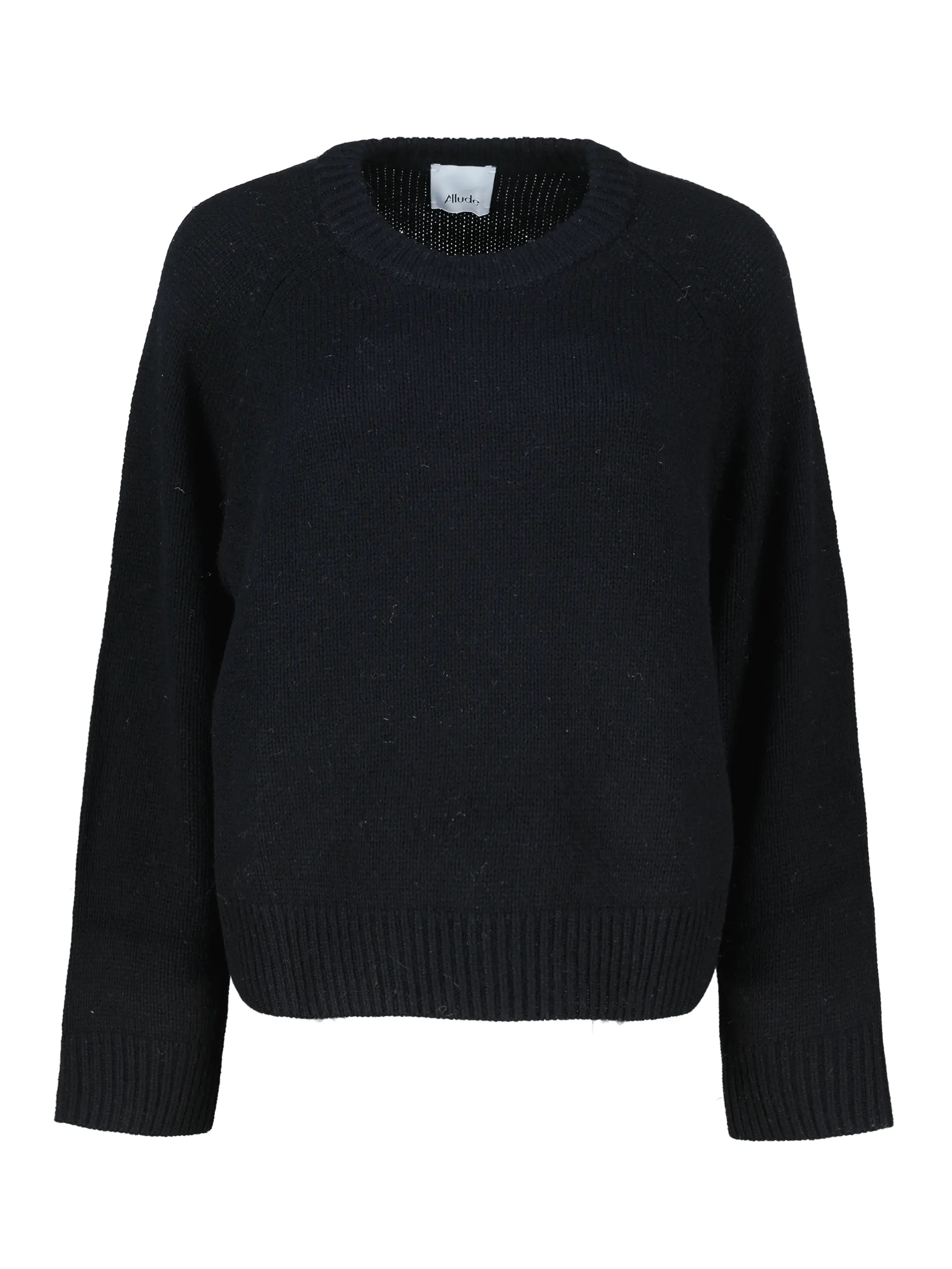Pullover aus Wolle langarm - Artikel Vorderseite - Farbe: Schwarz