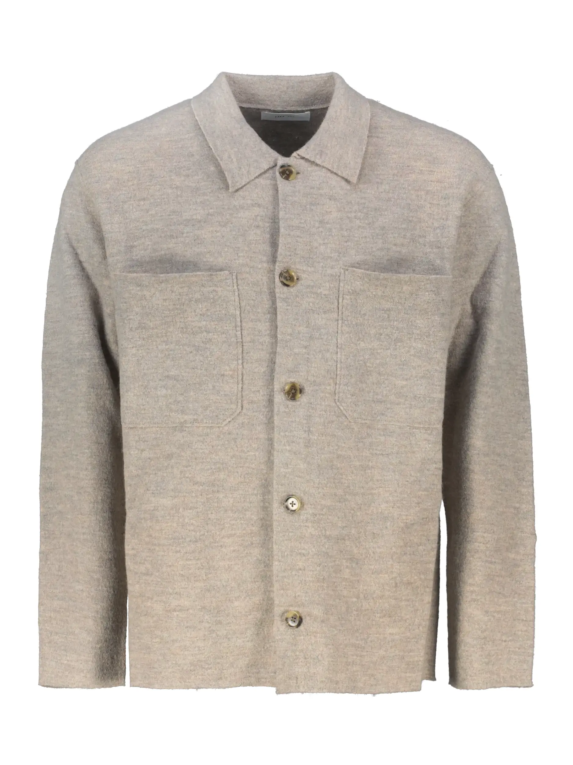 Overshirt 'Jonas' aus Wolle - Artikel Vorderseite - Farbe: Braun