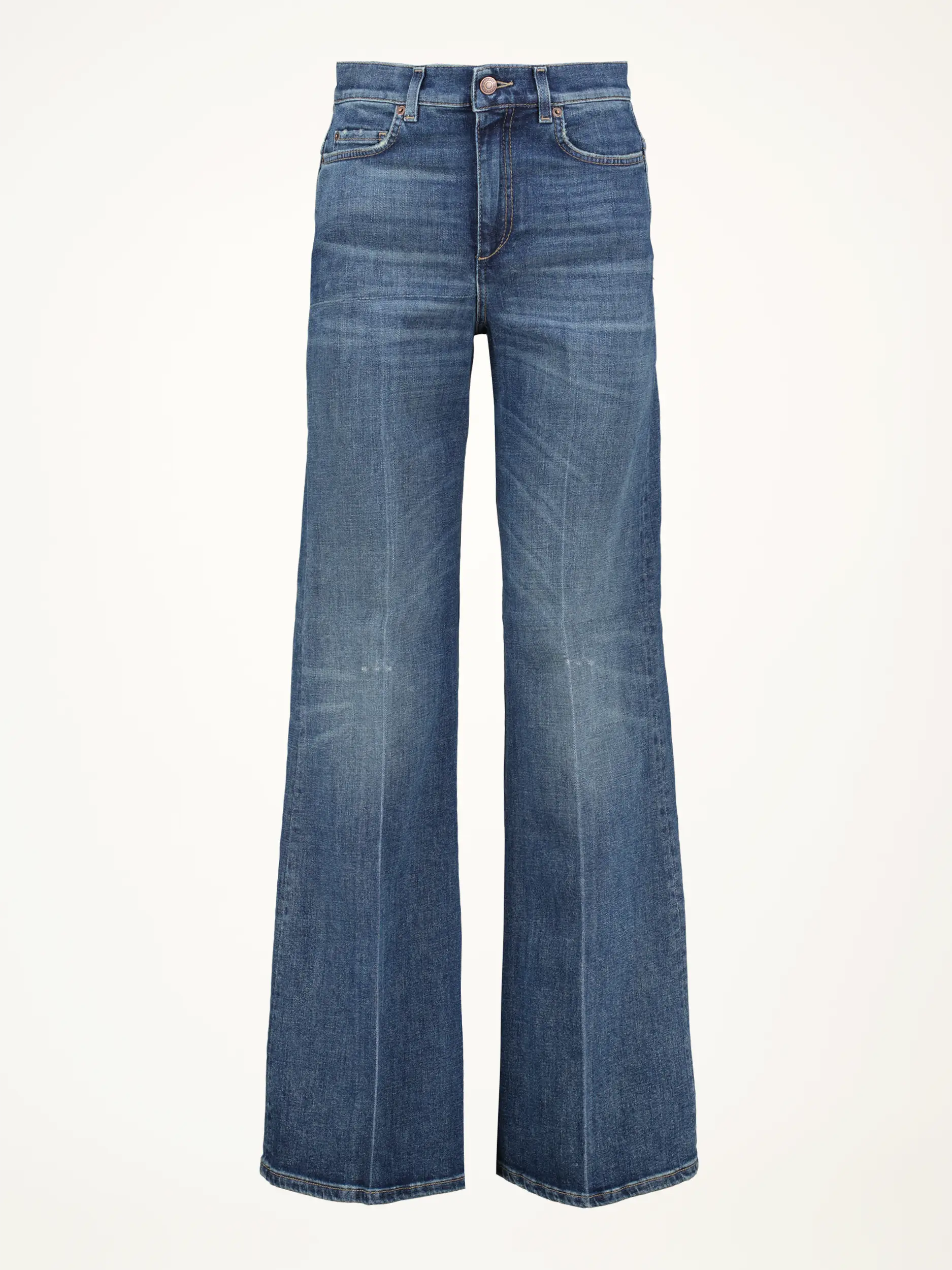 High Rise Flared Leg Jeans 'Blue Jeans Baby' - Artikelansicht - Farbe: Blau