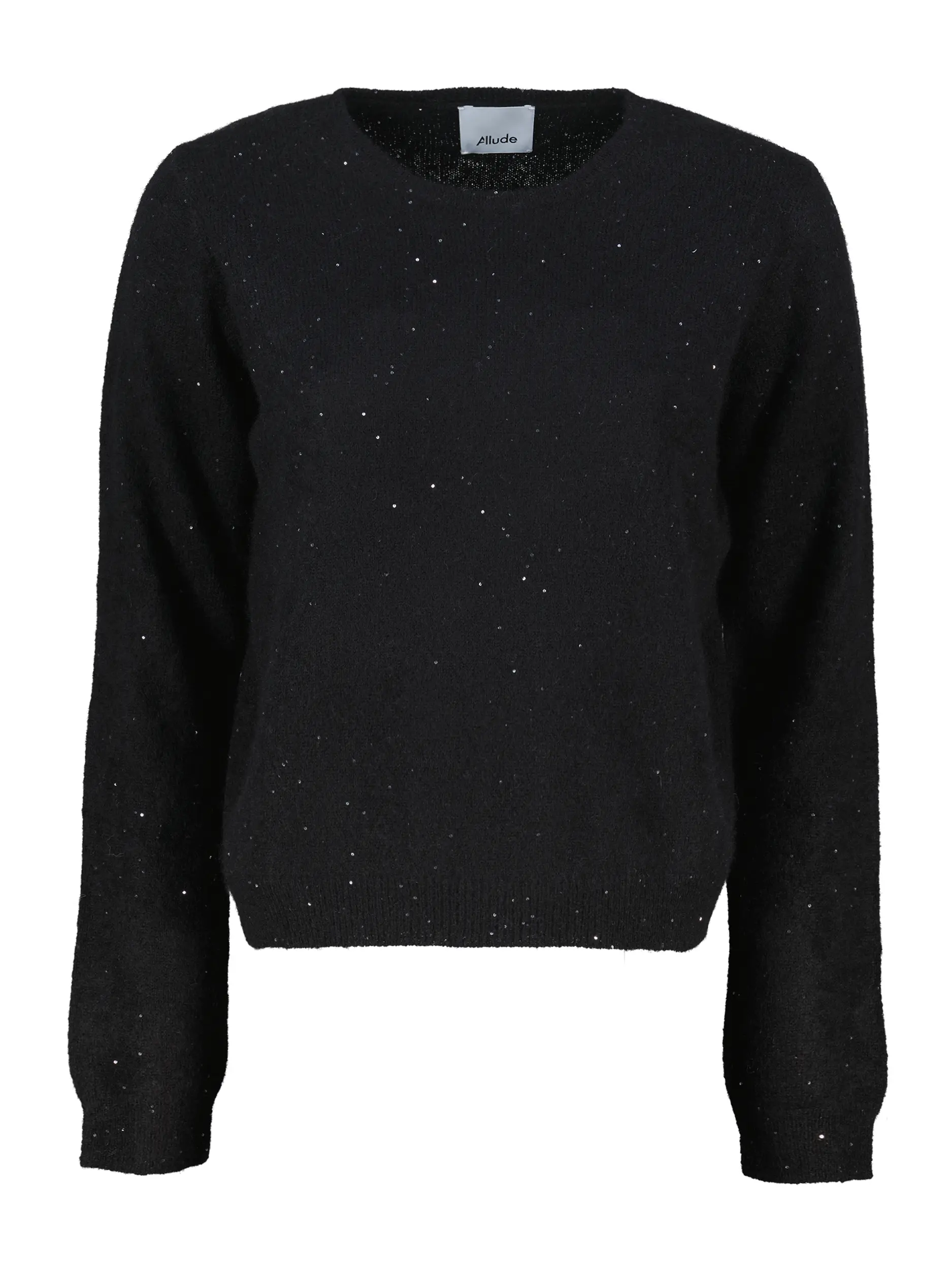 Pullover aus Woll-Mix langarm - Artikel Vorderseite - Farbe: Schwarz