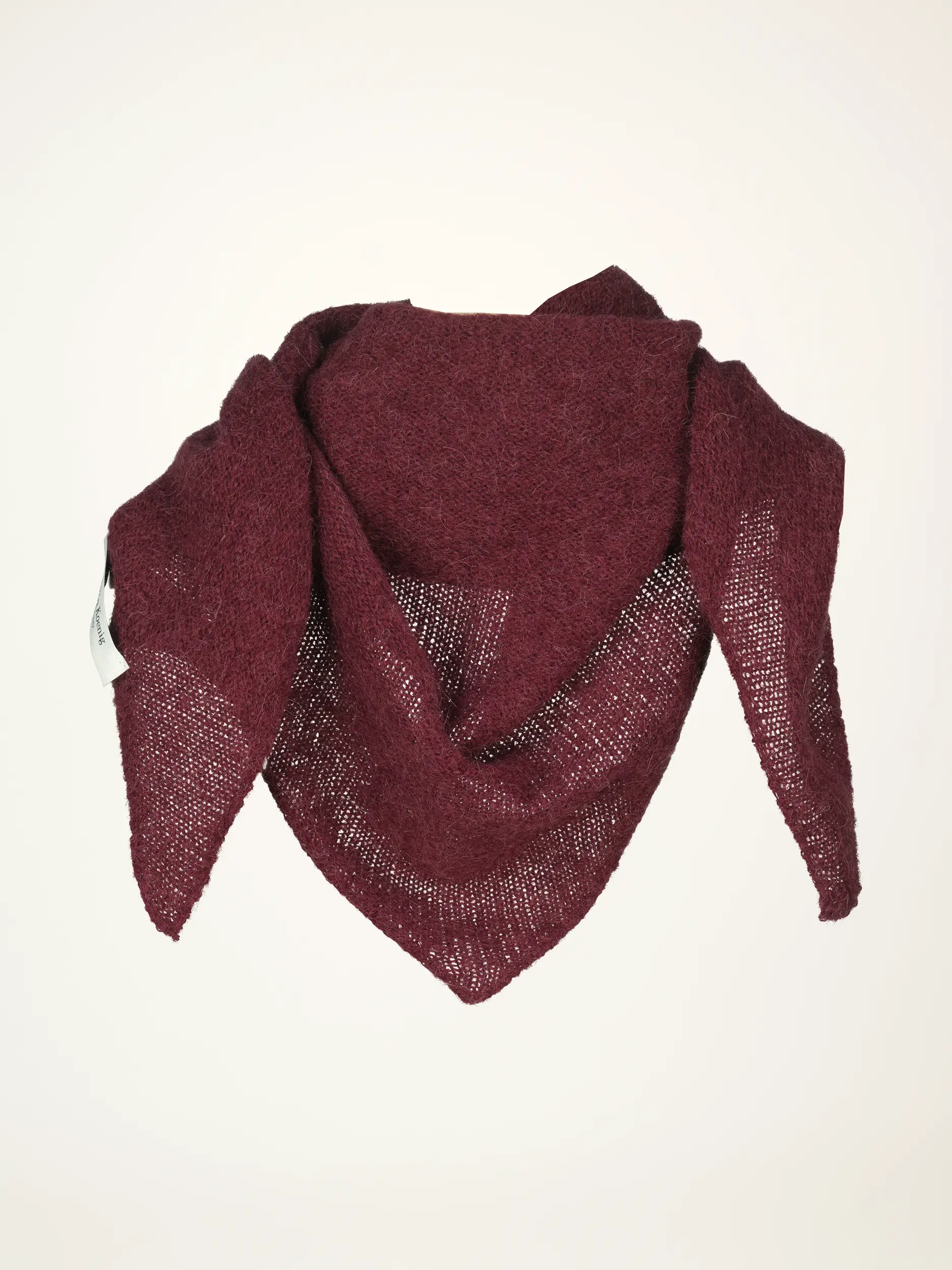 Schal aus Alpaka-Mix - Artikelansicht - Farbe: Rot