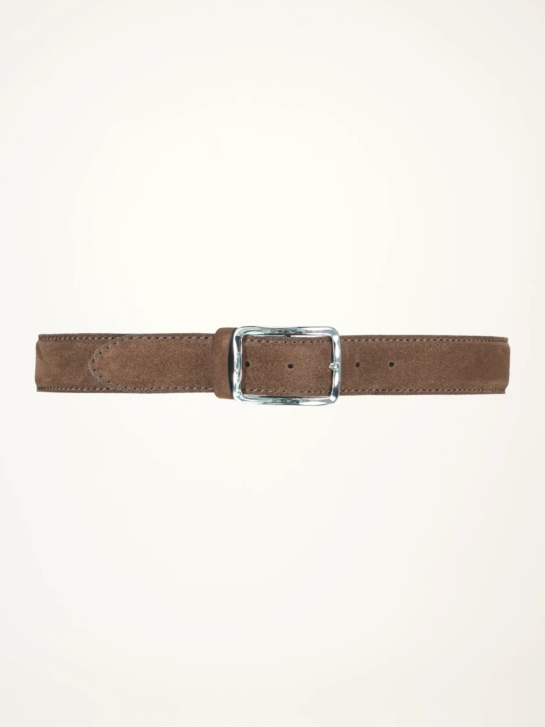 Gürtel aus Veloursleder - Artikelansicht - Farbe: Braun