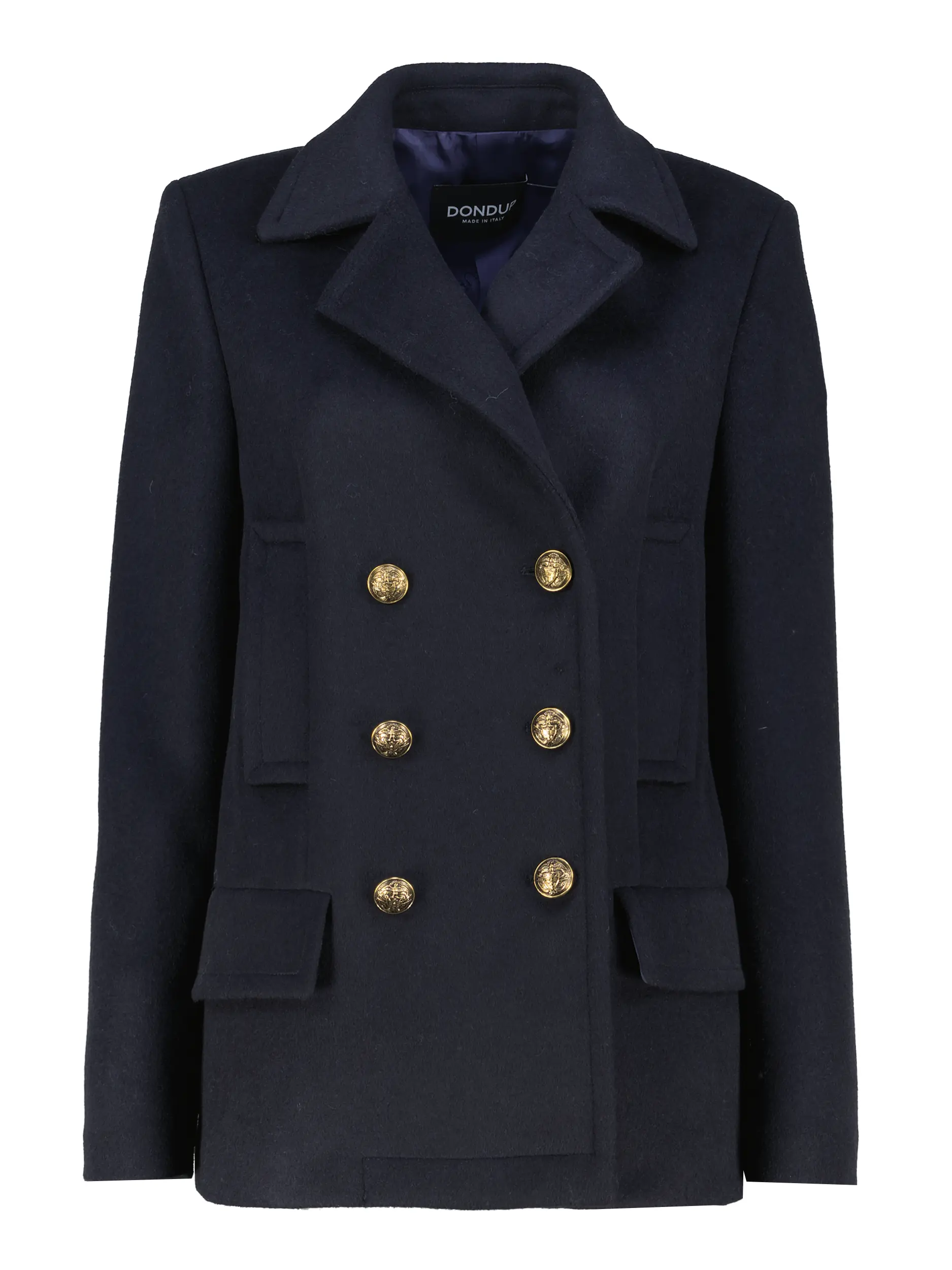 Cabanjacke aus Woll-Mix - Artikel Vorderseite - Farbe: Blau