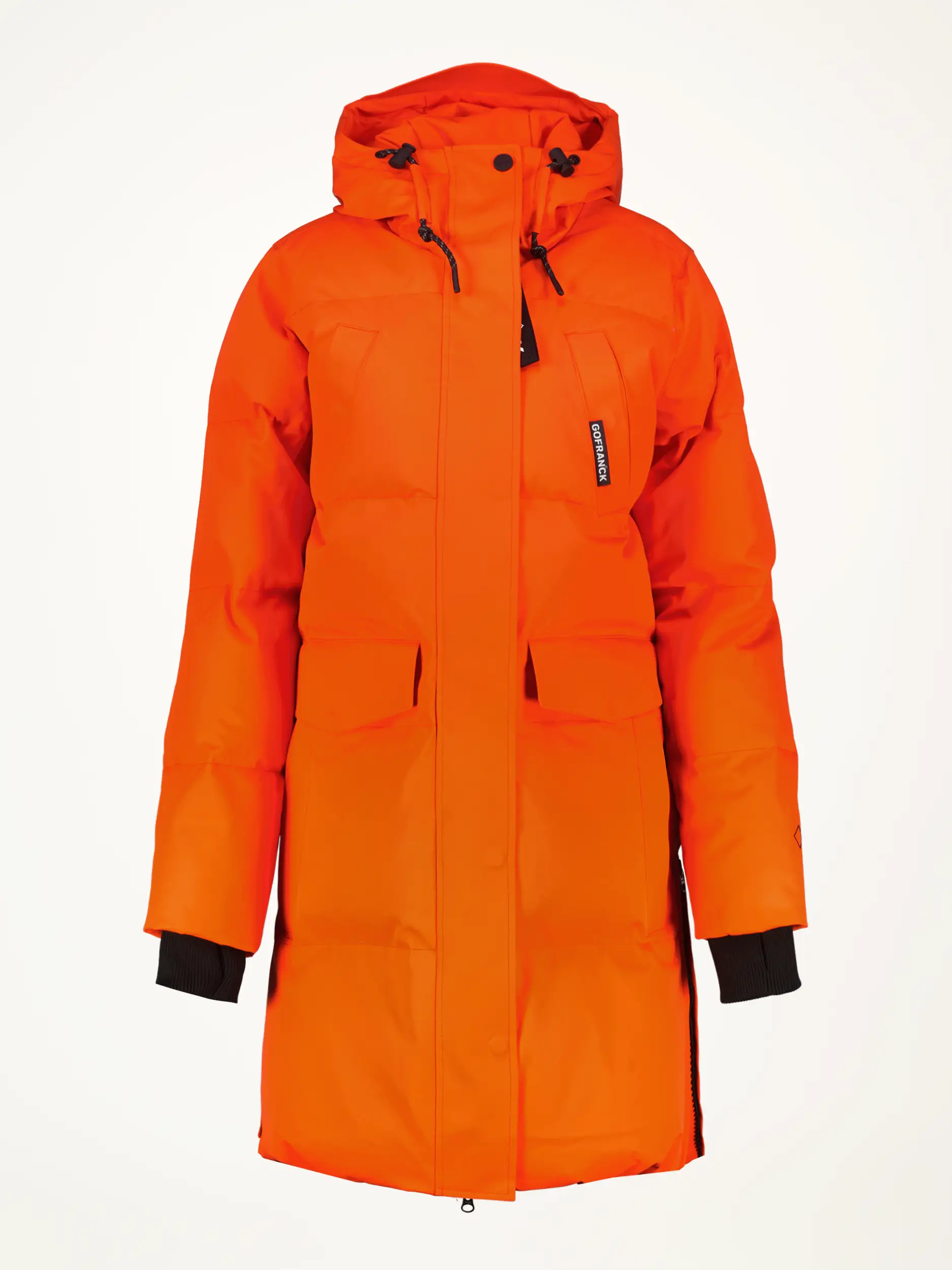 Kurzmantel 'Eye' - Artikelansicht - Farbe: Orange