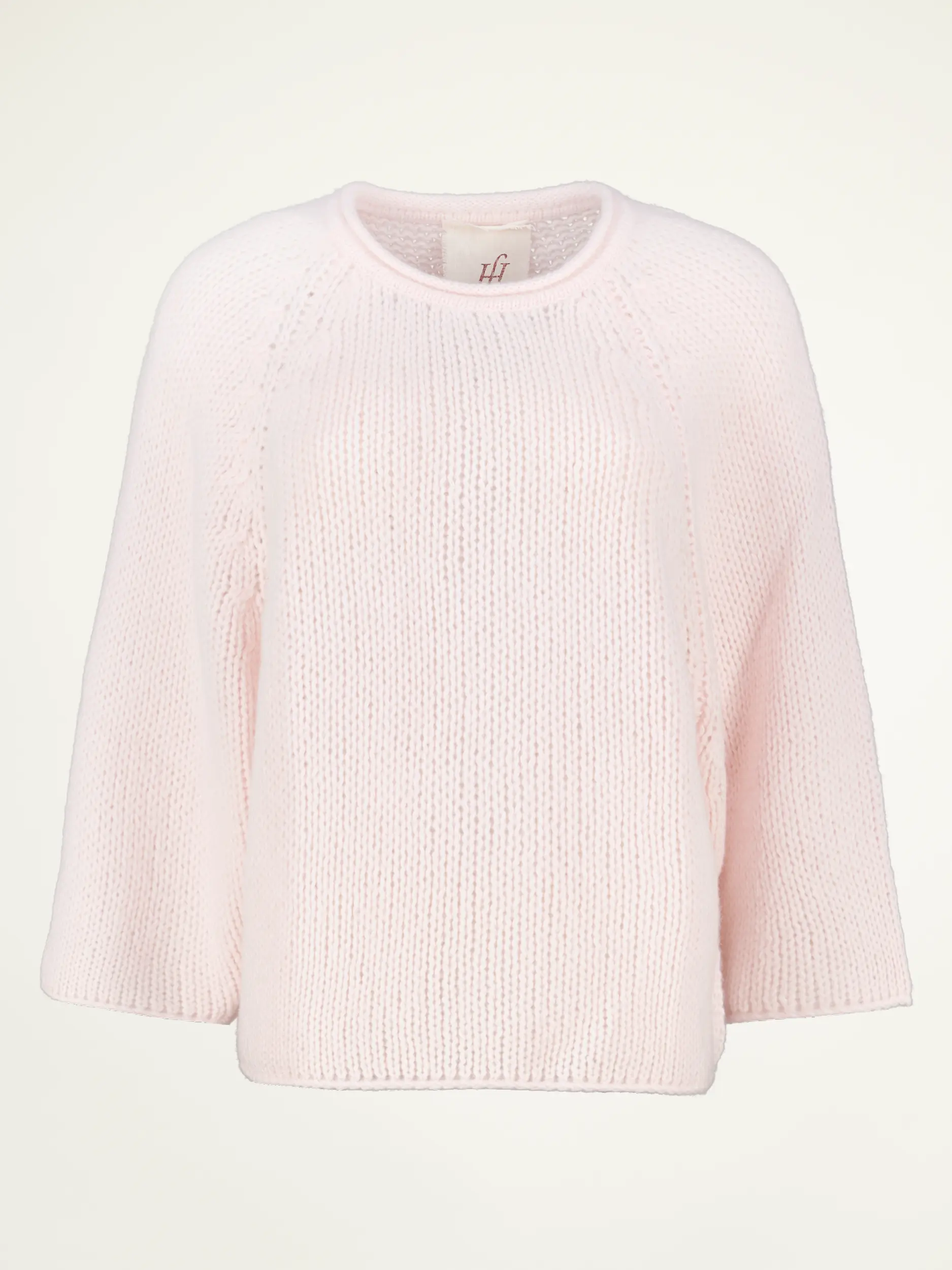 Pullover aus Kaschmir-Mix 3/4-Arm - Artikelansicht - Farbe: Rosa&Pink