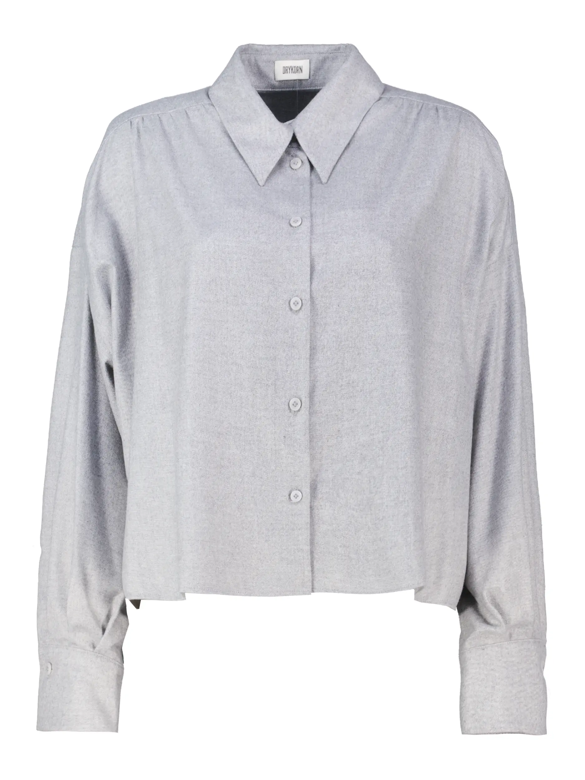 Bluse 'Flanne' - Artikel Vorderseite - Farbe: Grau