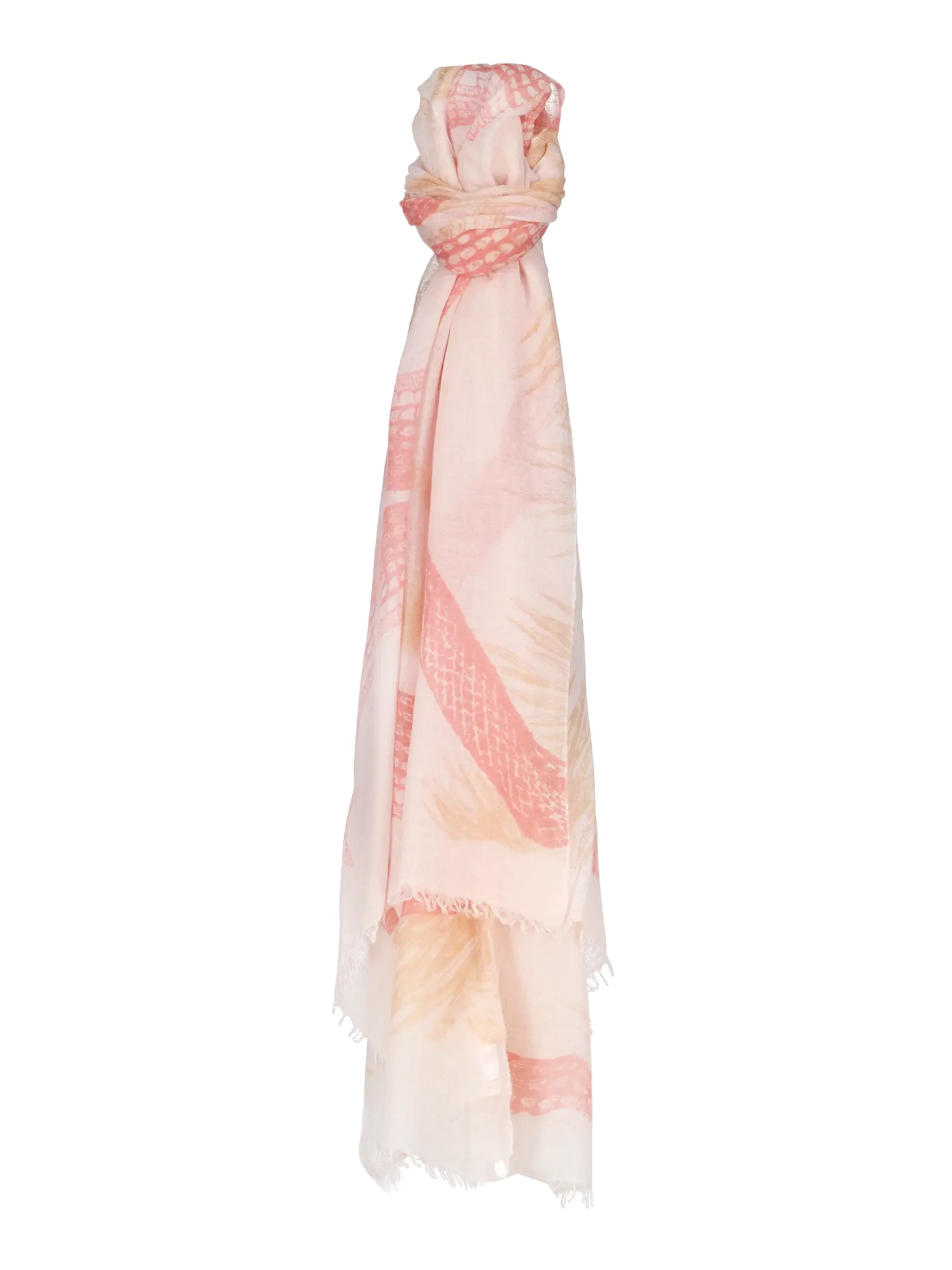 Kaschmirschal 'Garden Eden' - Artikel Vorderseite - Farbe: Rosa&Pink