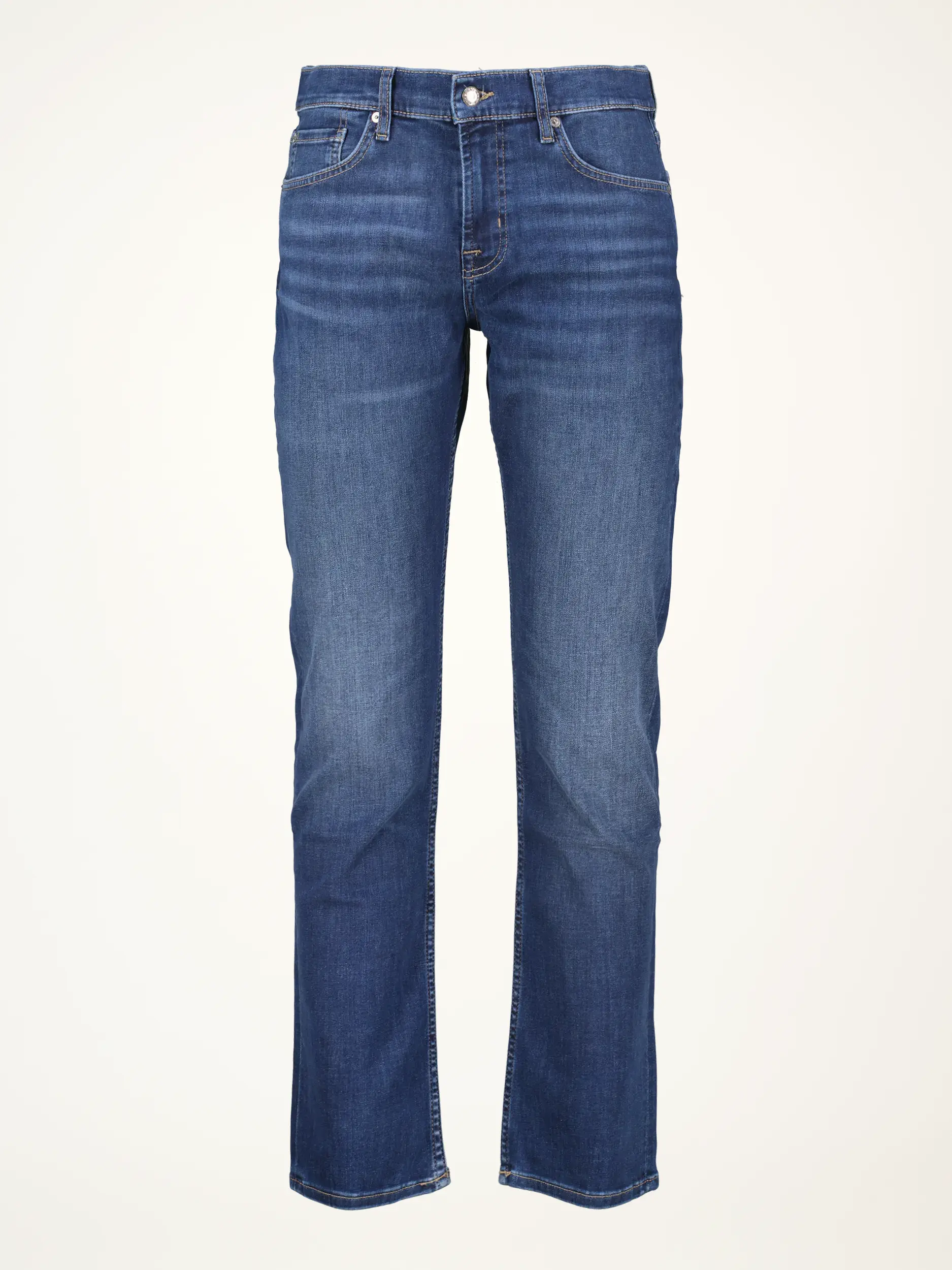 Mid Rise Slim Fit Jeans - Artikelansicht - Farbe: Blau