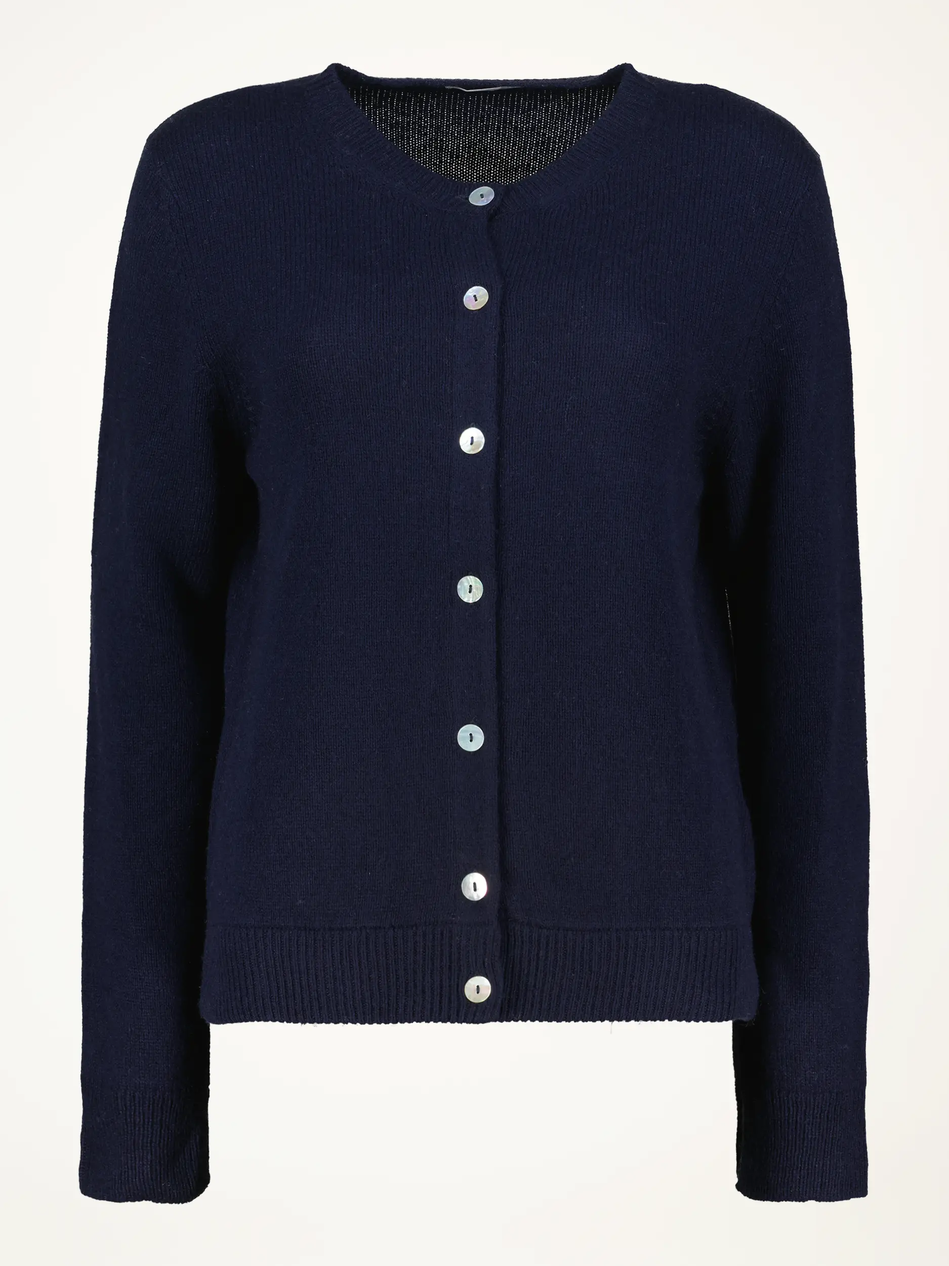 Strickjacke aus Wolle - Artikelansicht - Farbe: Blau Strickjacke aus Wolle - Artikelansicht - Farbe: Blau