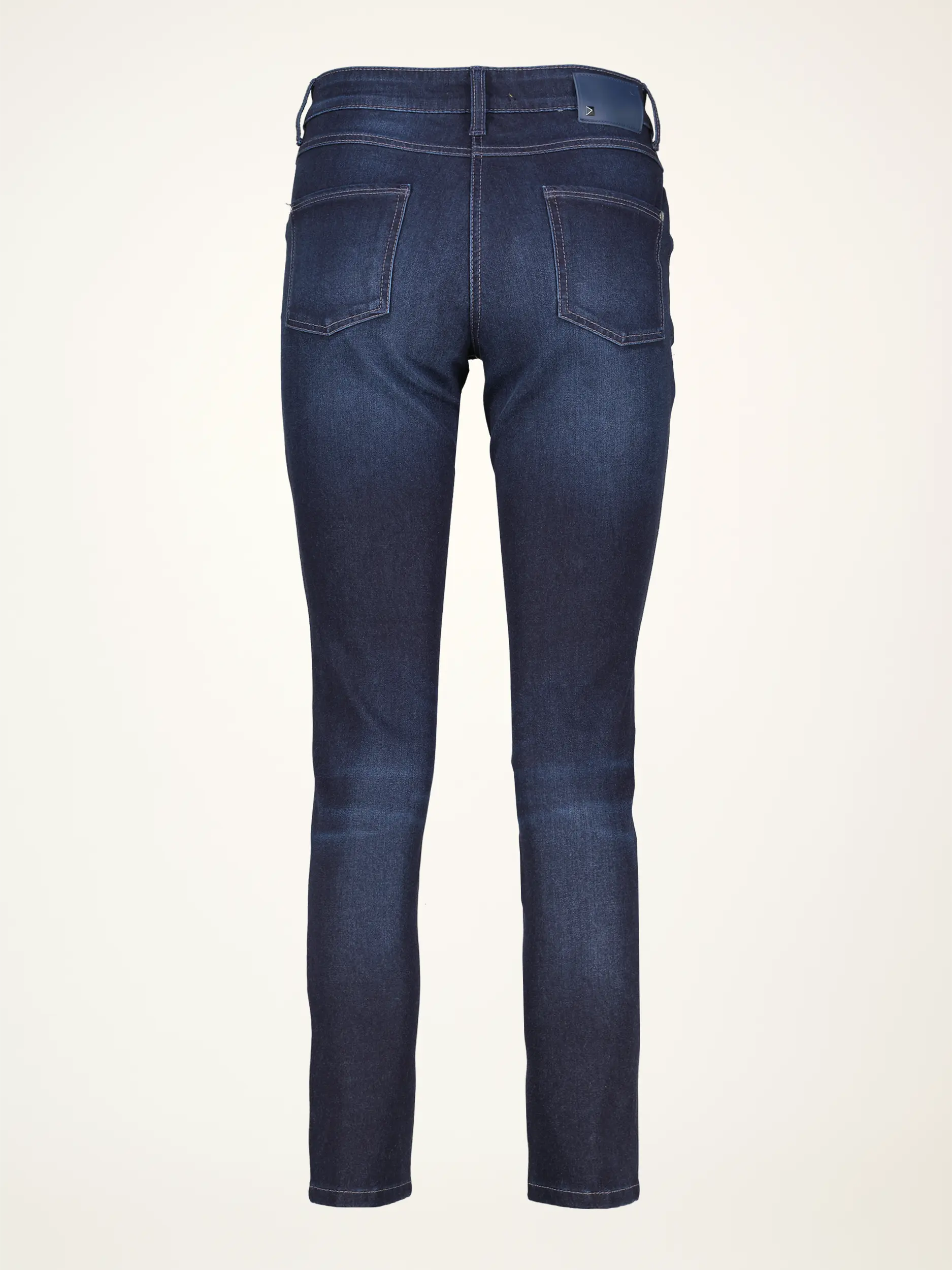 Mid Rise Slim Fit Jeans 'Posh' - Artikel Rückseite - Farbe: Blau