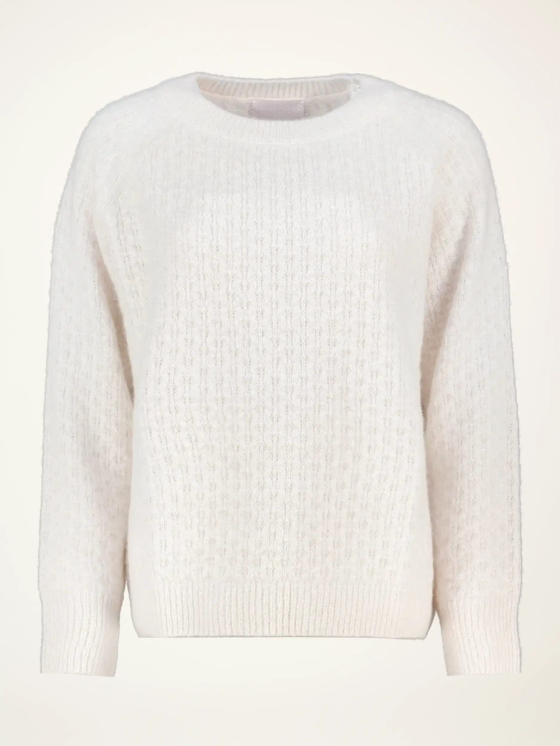 Pullover aus Kaschmir-Mix langarm - Artikelansicht - Farbe: Creme