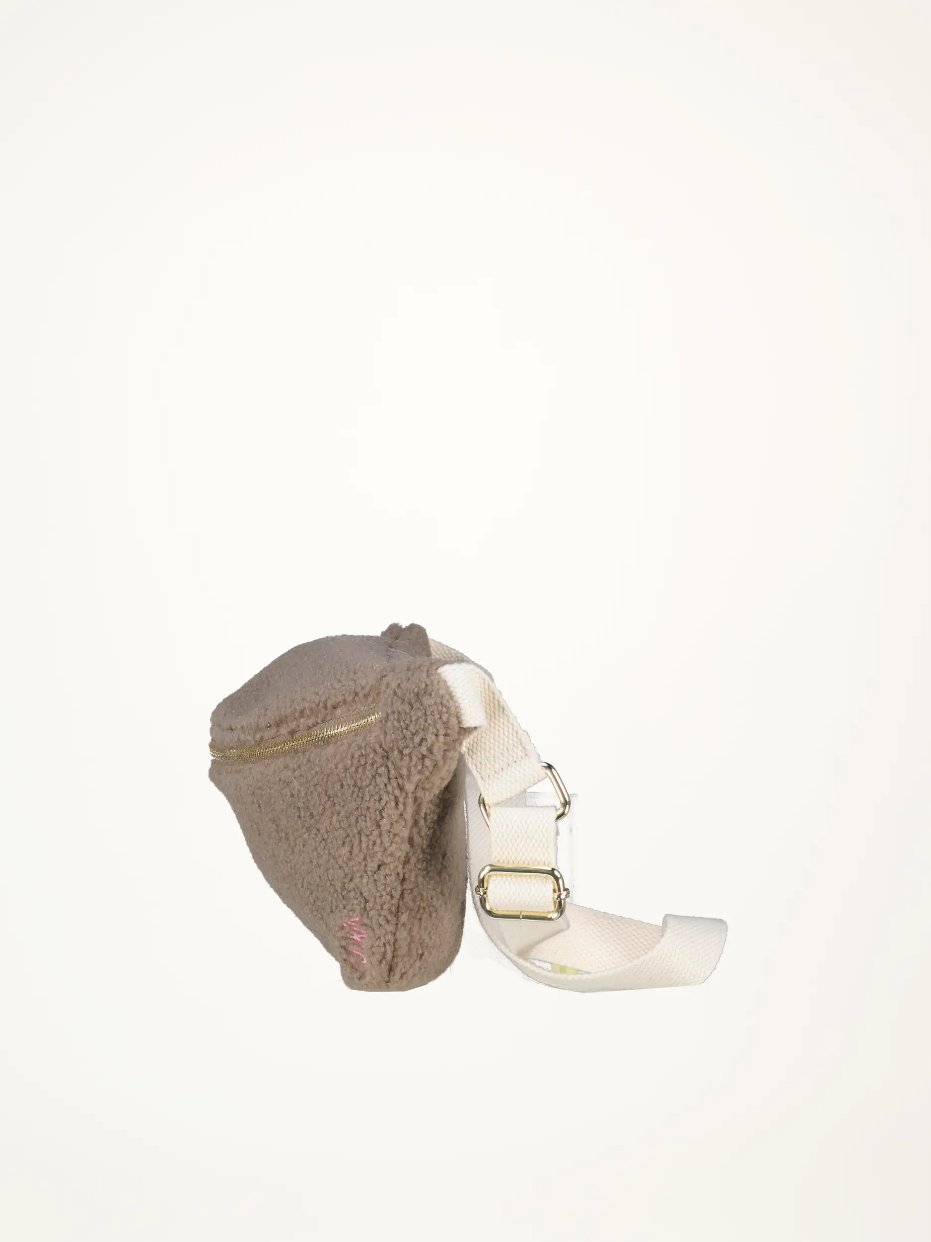 Bauchtasche aus Teddyfell - Artikel weitere Detailansicht 1 - Farbe: Beige