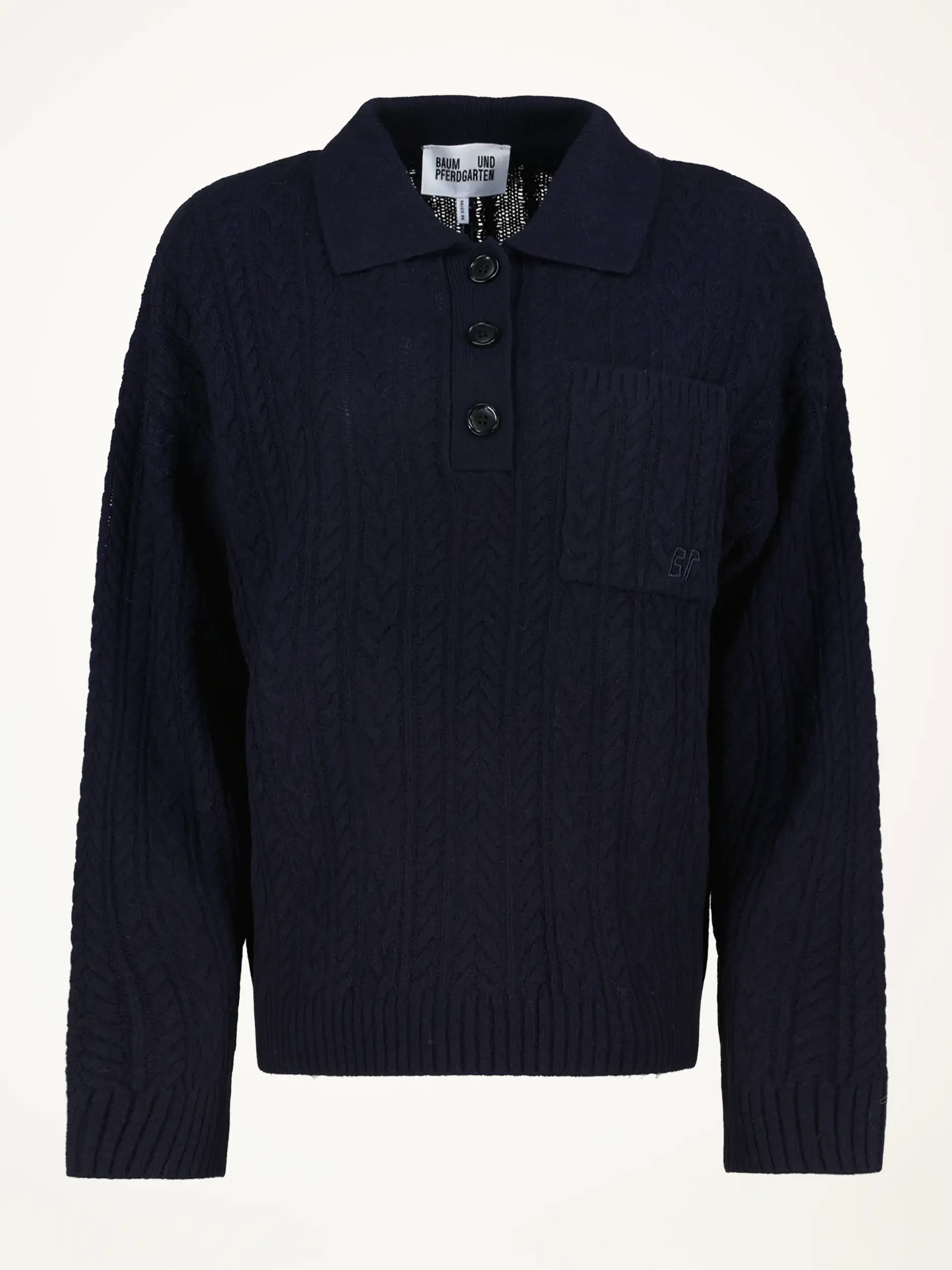 Pullover aus Merinowolle - Artikelansicht - Farbe: Blau