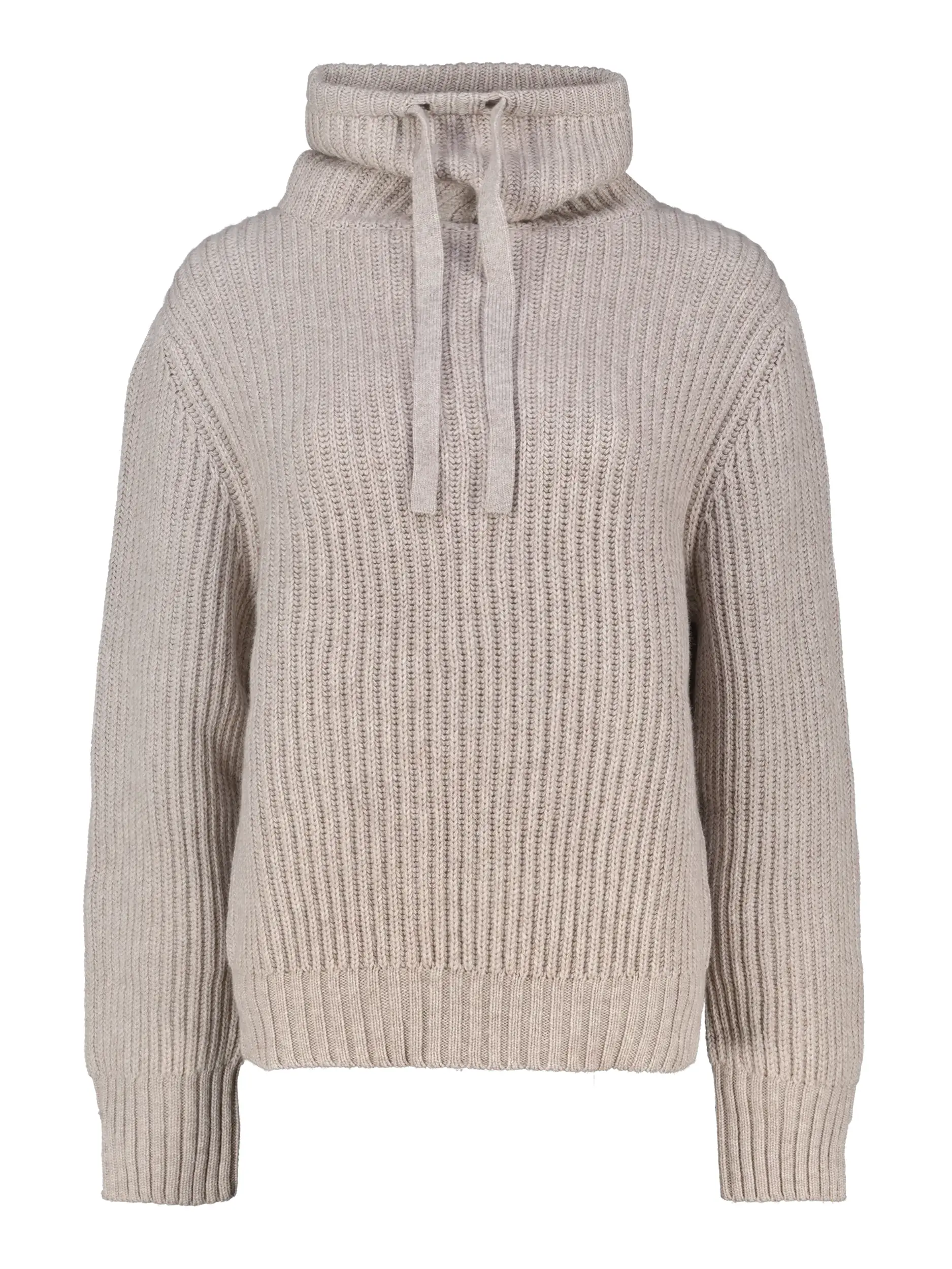 Pullover aus Wolle langarm - Artikel Vorderseite - Farbe: Braun