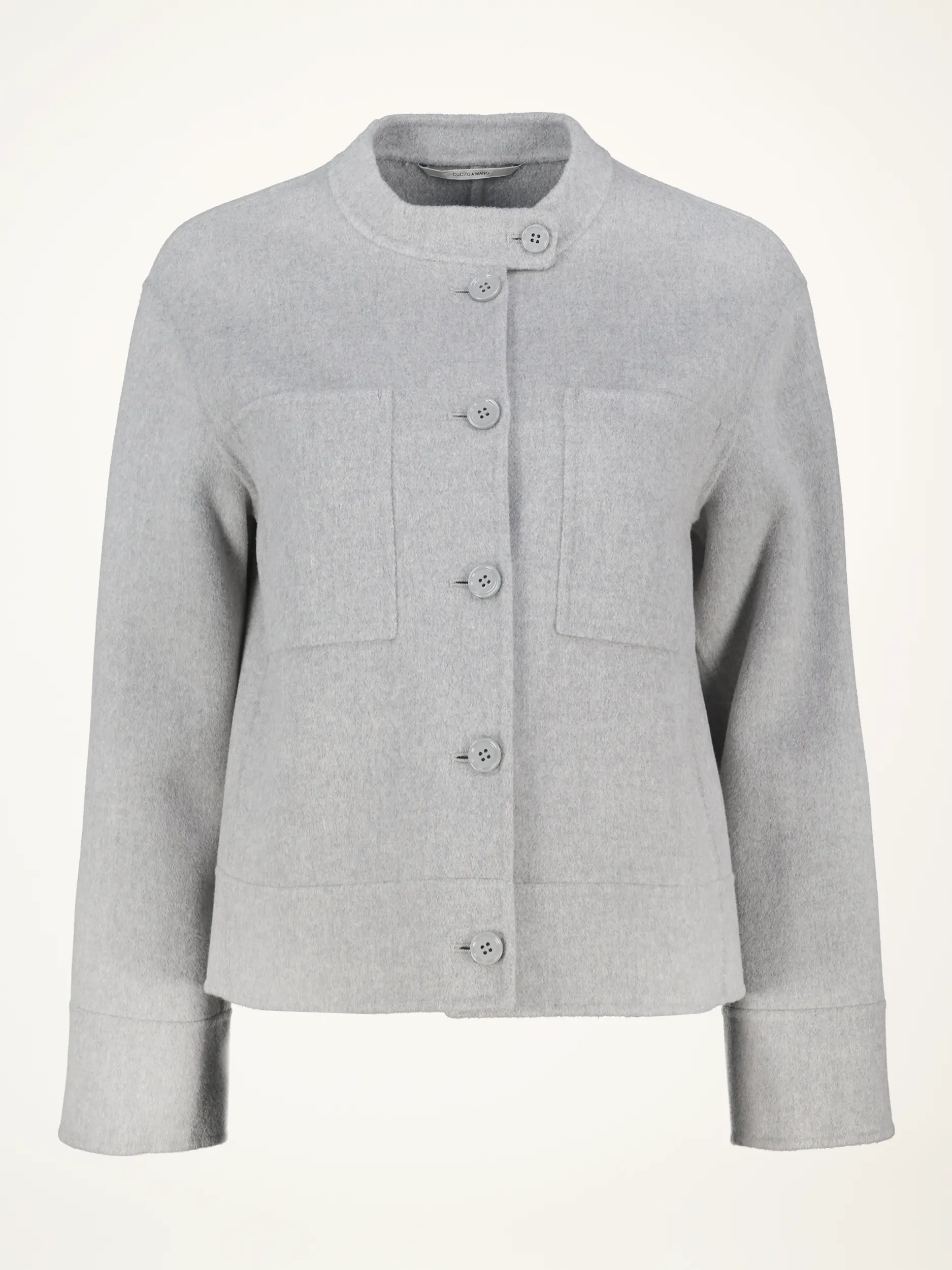 Wolljacke 'Sarah' - Artikelansicht - Farbe: Grau