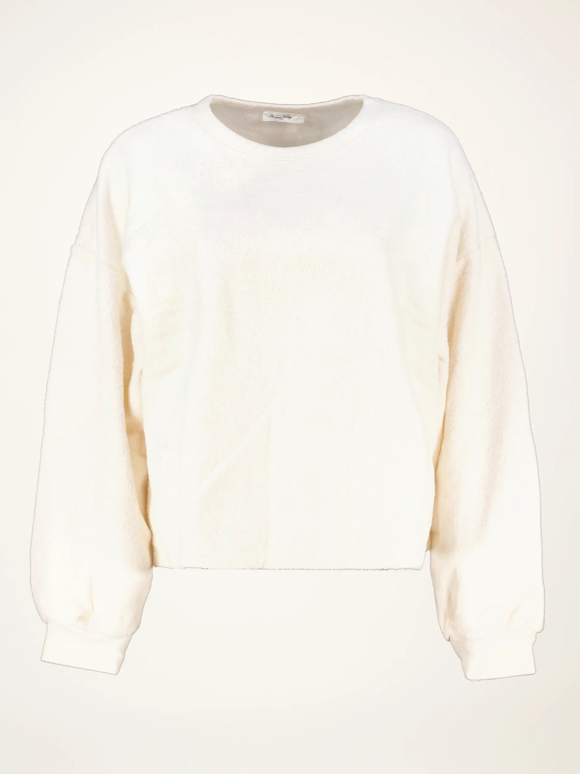 Sweatshirt 'Boby' langarm - Artikelansicht - Farbe: Creme Sweatshirt 'Boby' langarm - Artikelansicht - Farbe: Creme