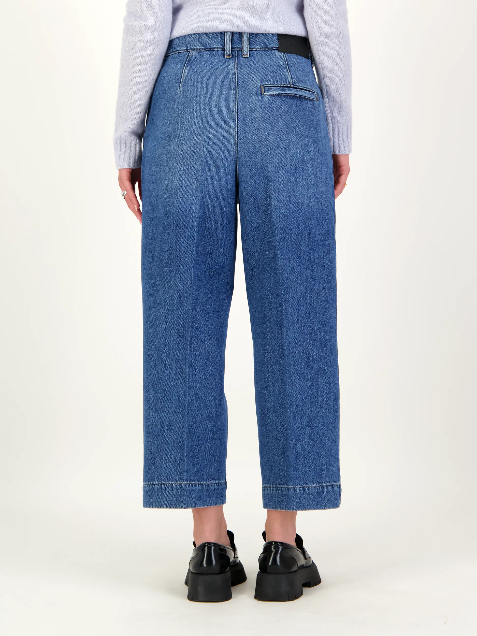 High Waist Wide Leg Unisex Jeans 'Noa Crop' - Artikel weitere Detailansicht 1