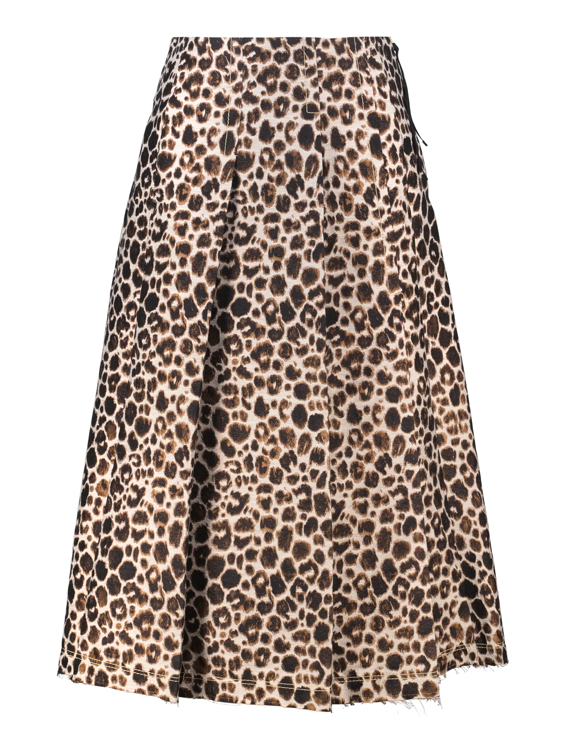 Leopard Jacquard Rock - Artikel Vorderseite - Farbe: Braun