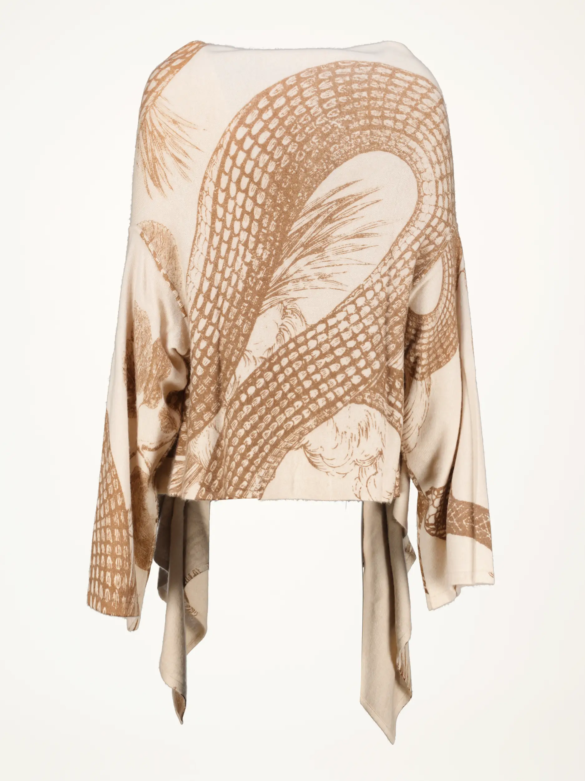 Strickjacke - Artikel Rückseite - Farbe: Beige