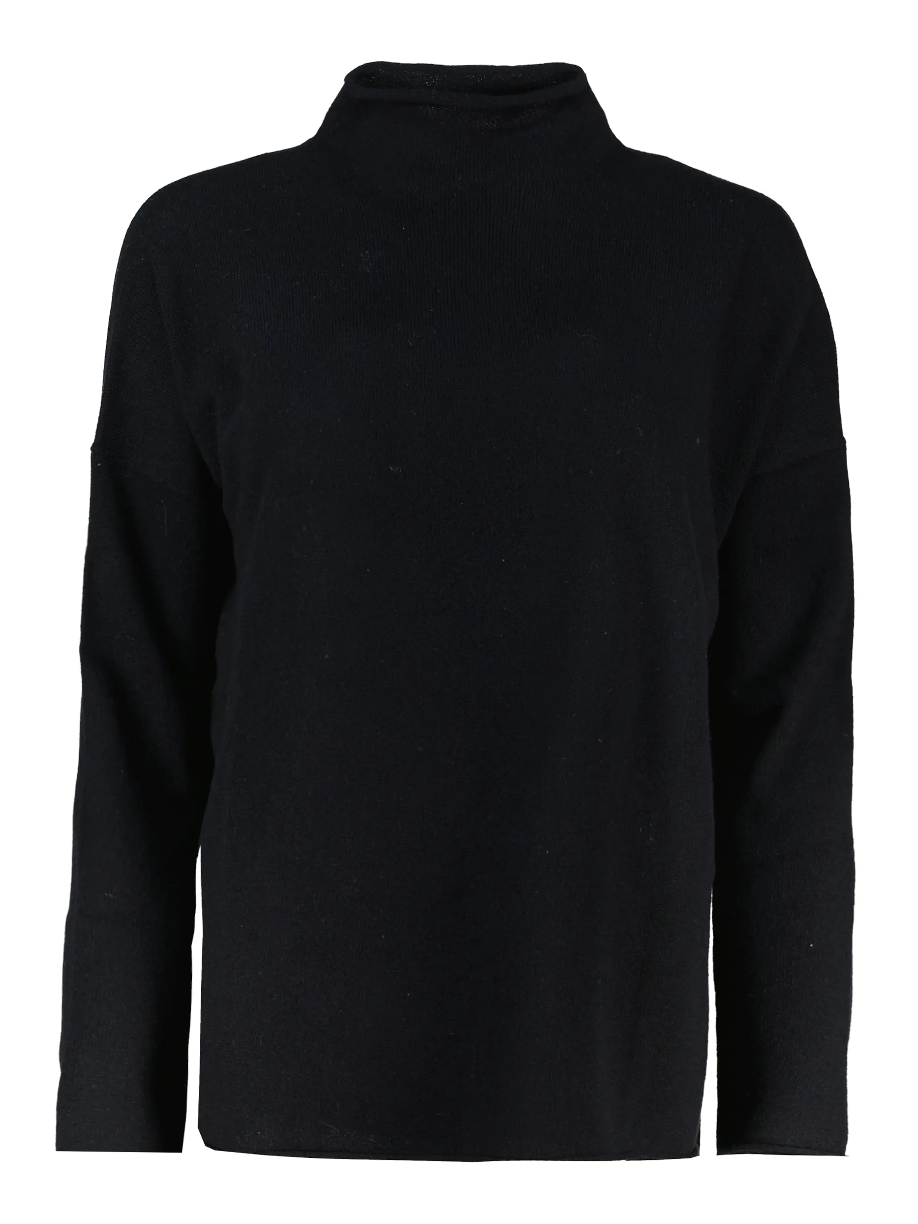 Pullover aus Kaschmir langarm - Artikel Vorderseite - Farbe: Schwarz