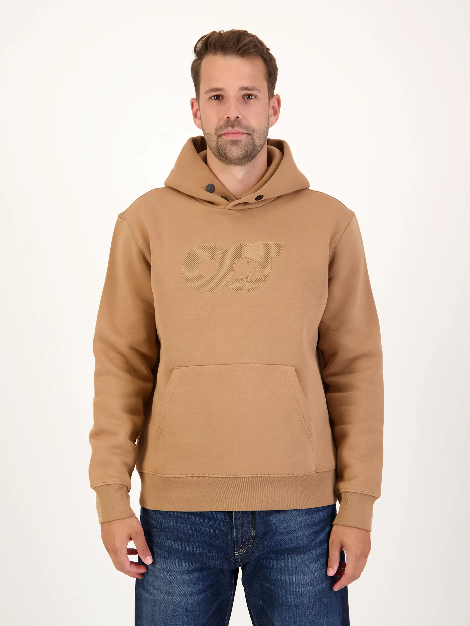 Sweatshirt 'Shero' - Artikel Vorderseite getragen von einem Modell - Farbe: Braun
