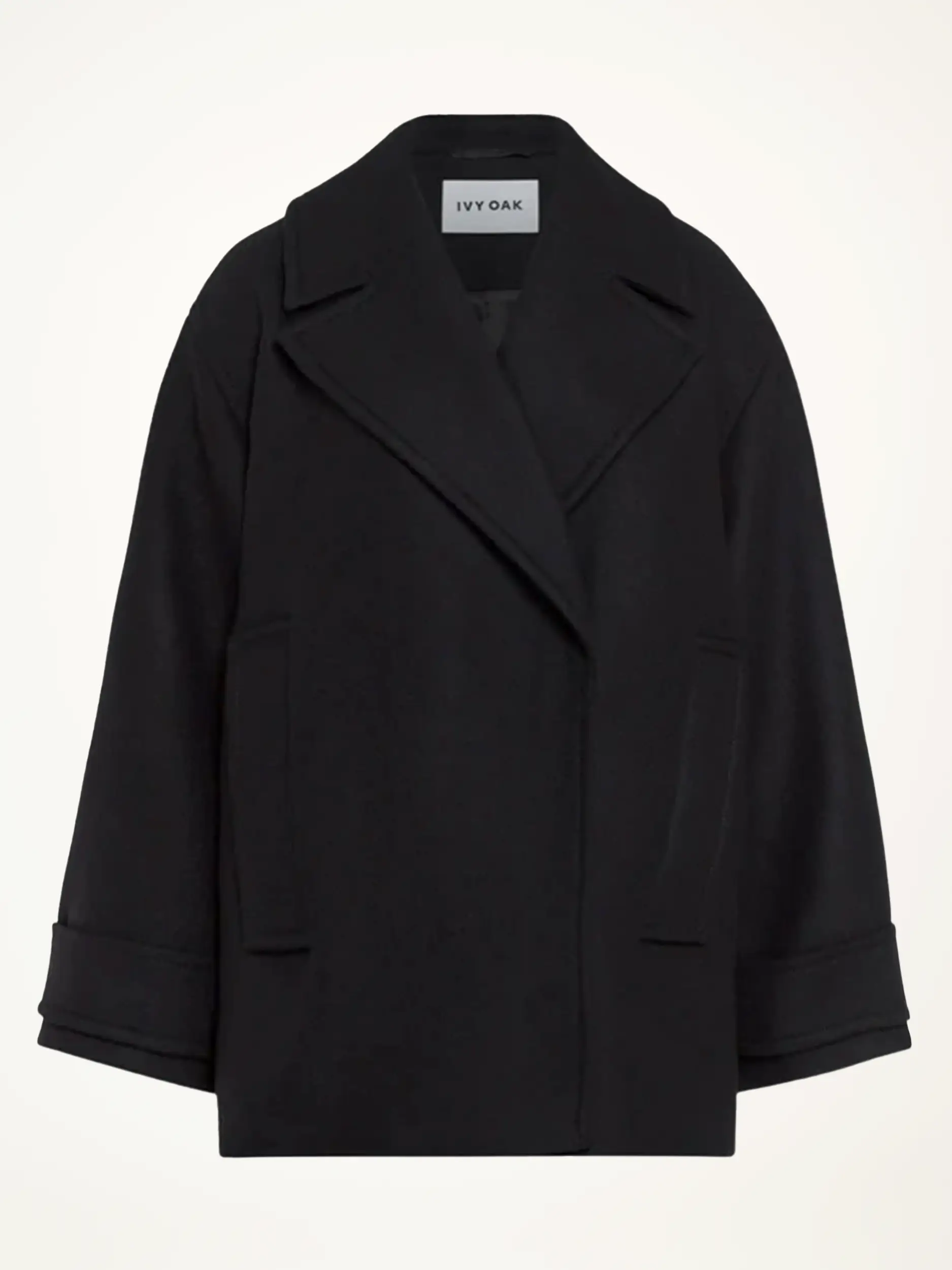 Cabanjacke aus Wolle - Artikelansicht - Farbe: Schwarz