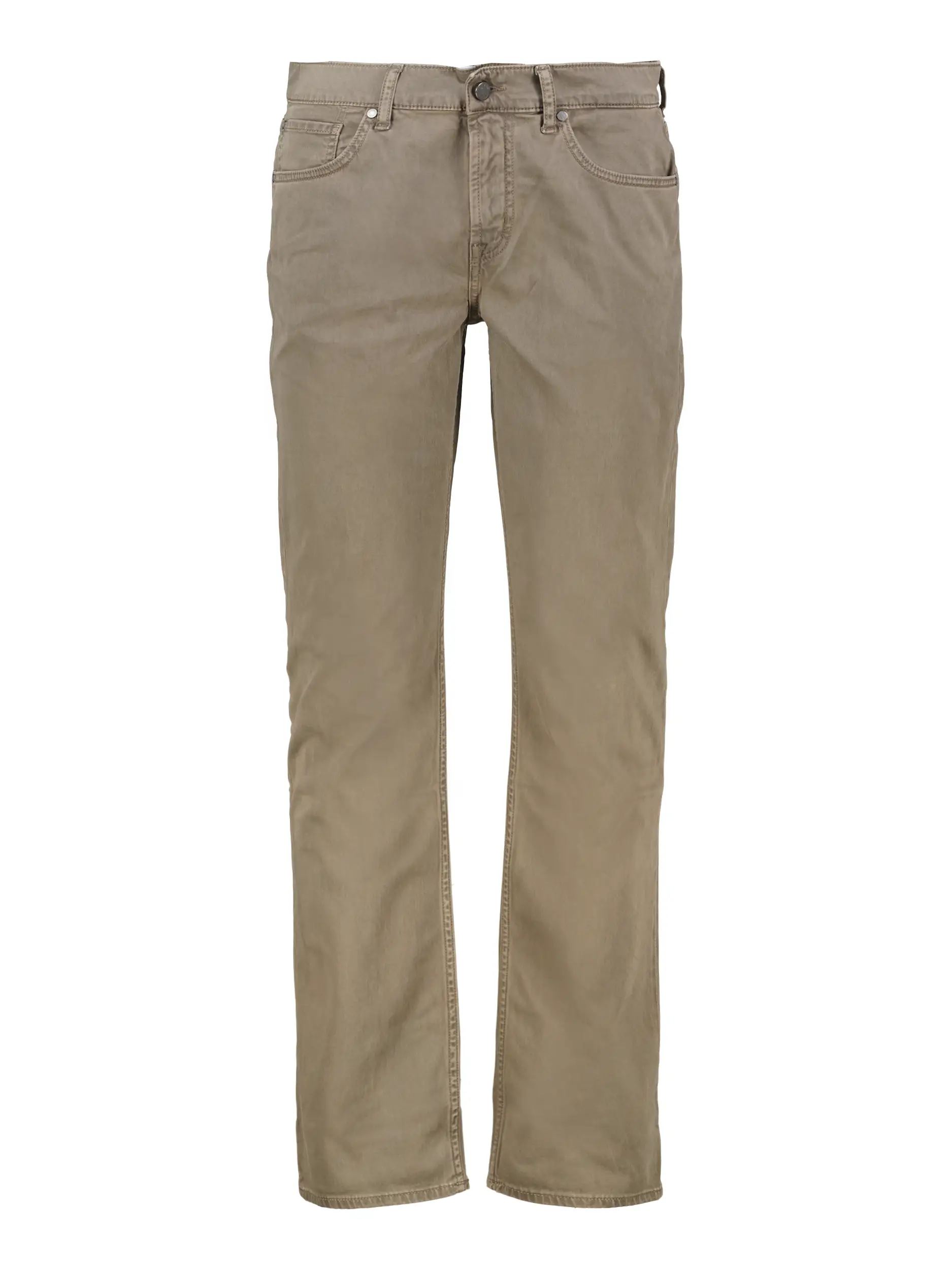 Mid Rise Straight Leg Hose  - Artikel Vorderseite - Farbe: Braun