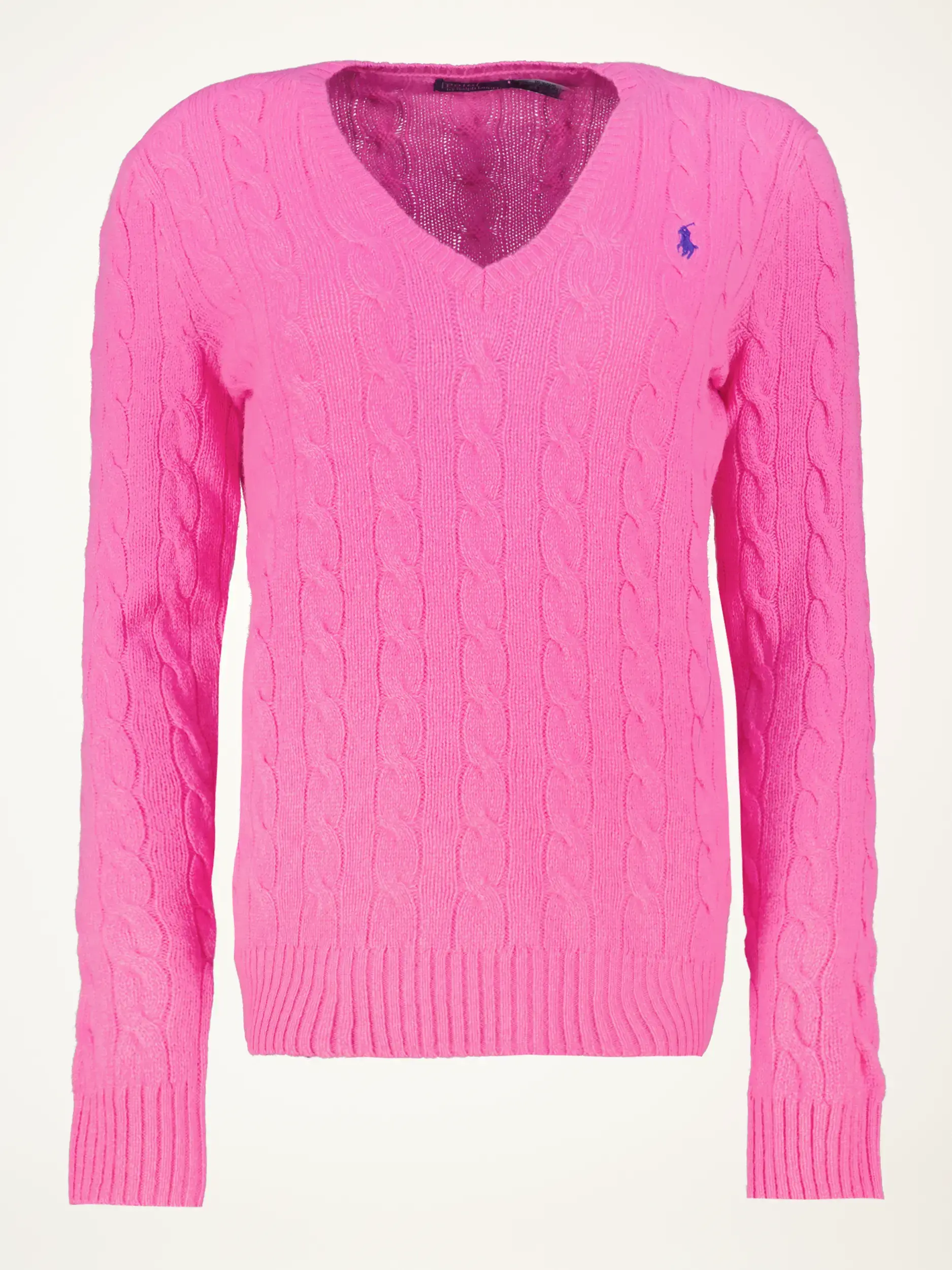 Pullover mit Zopfmuster - Artikelansicht - Farbe: Rosa&Pink