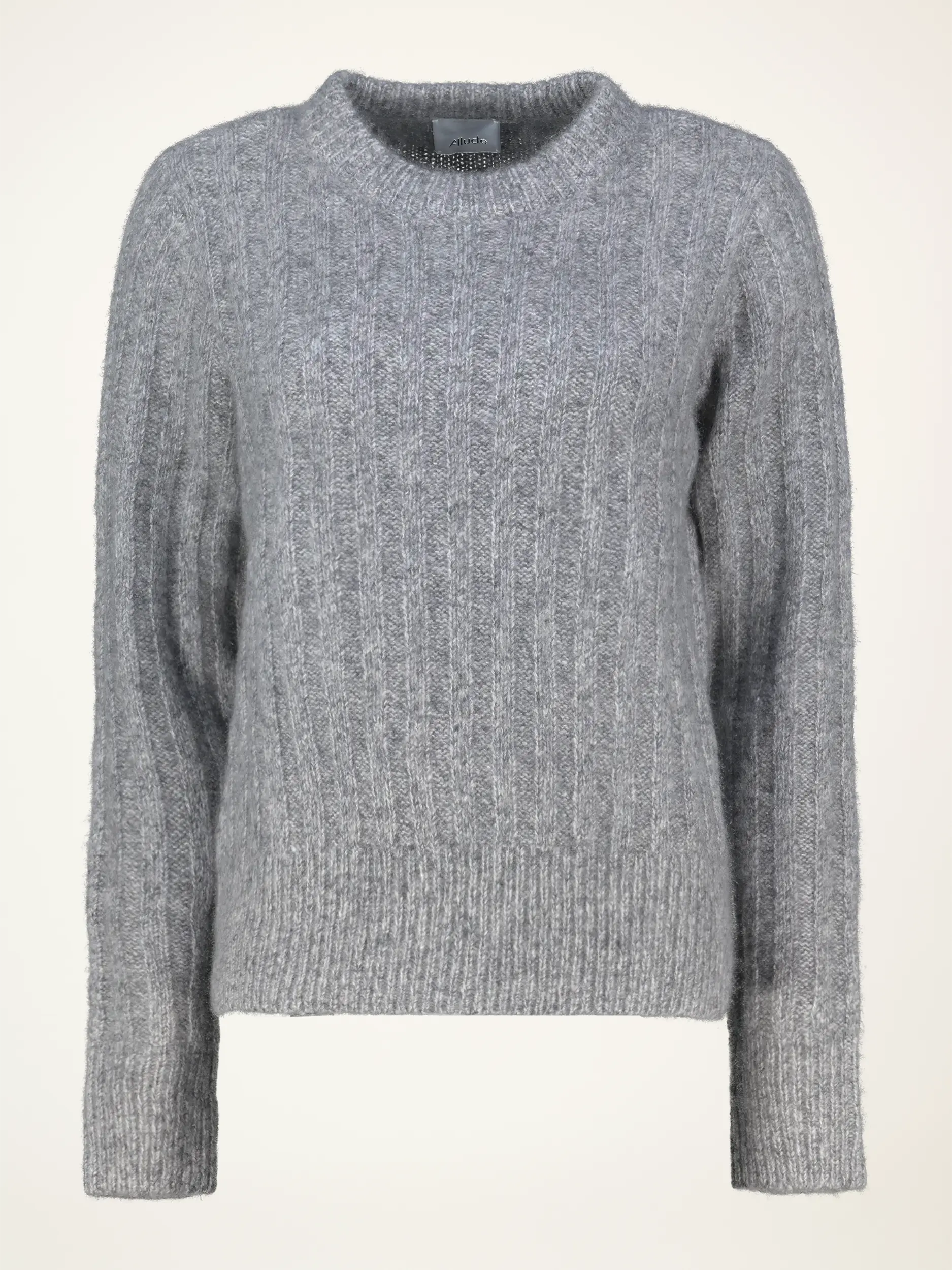 Pullover aus Kaschmir langarm - Artikelansicht - Farbe: Grau