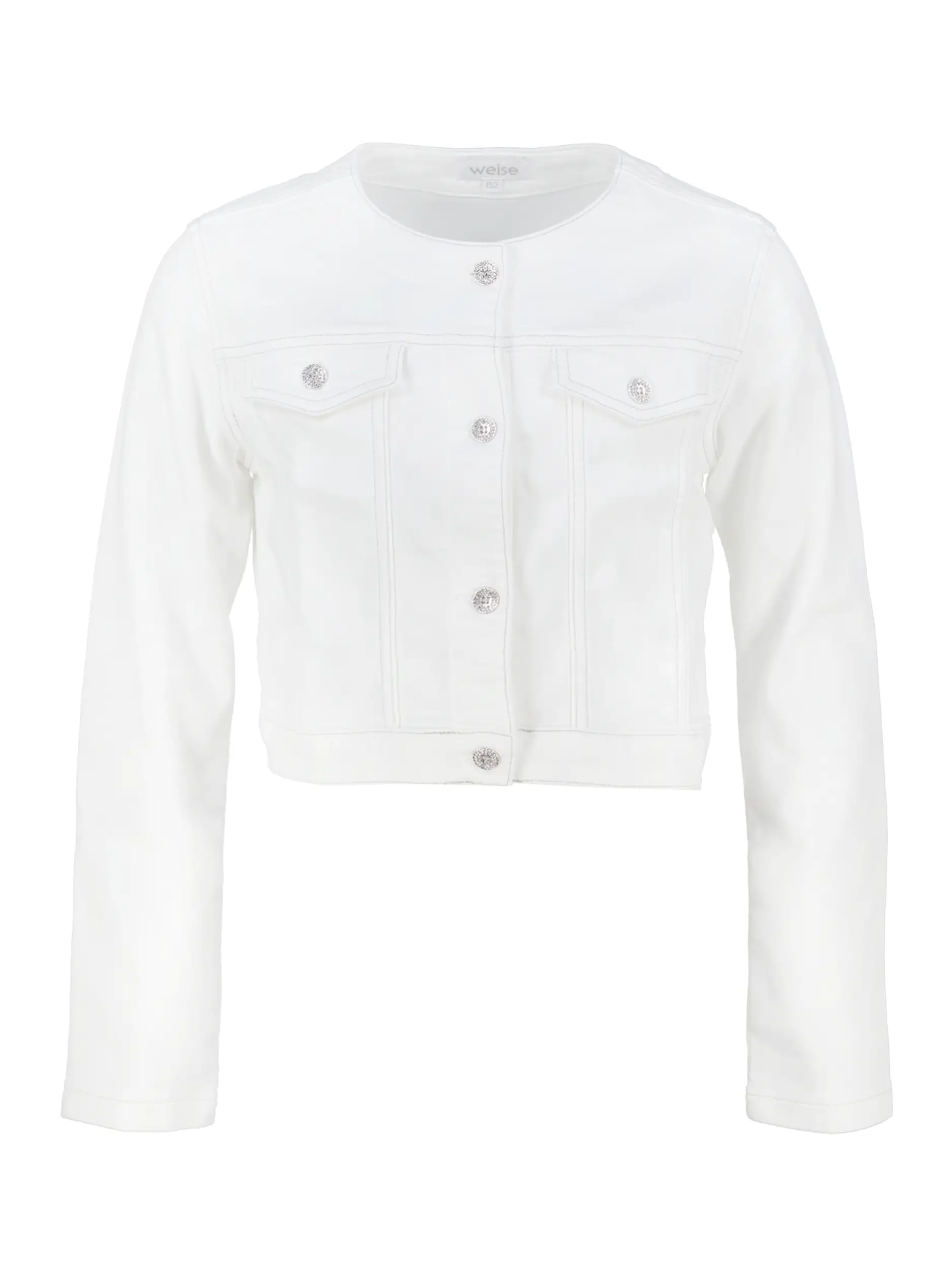 Mädchen Jacke - Artikelansicht - Farbe: Creme