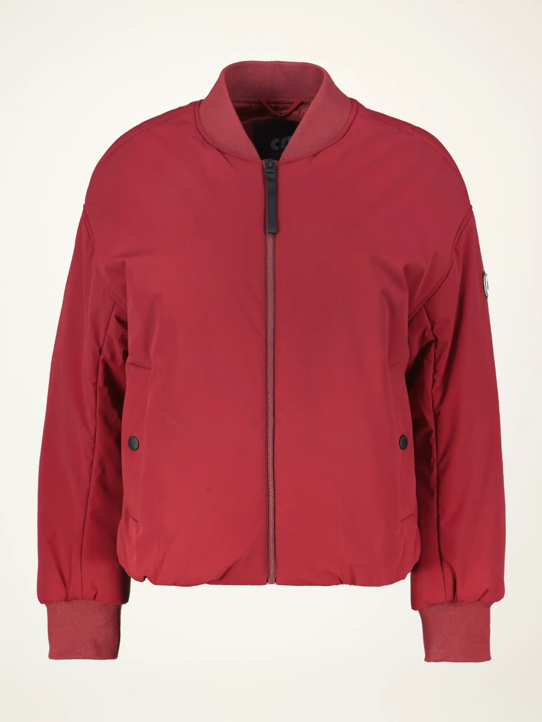 Bomberjacke 'Ovly' - Artikelansicht - Farbe: Rot Bomberjacke 'Ovly' - Artikelansicht - Farbe: Rot